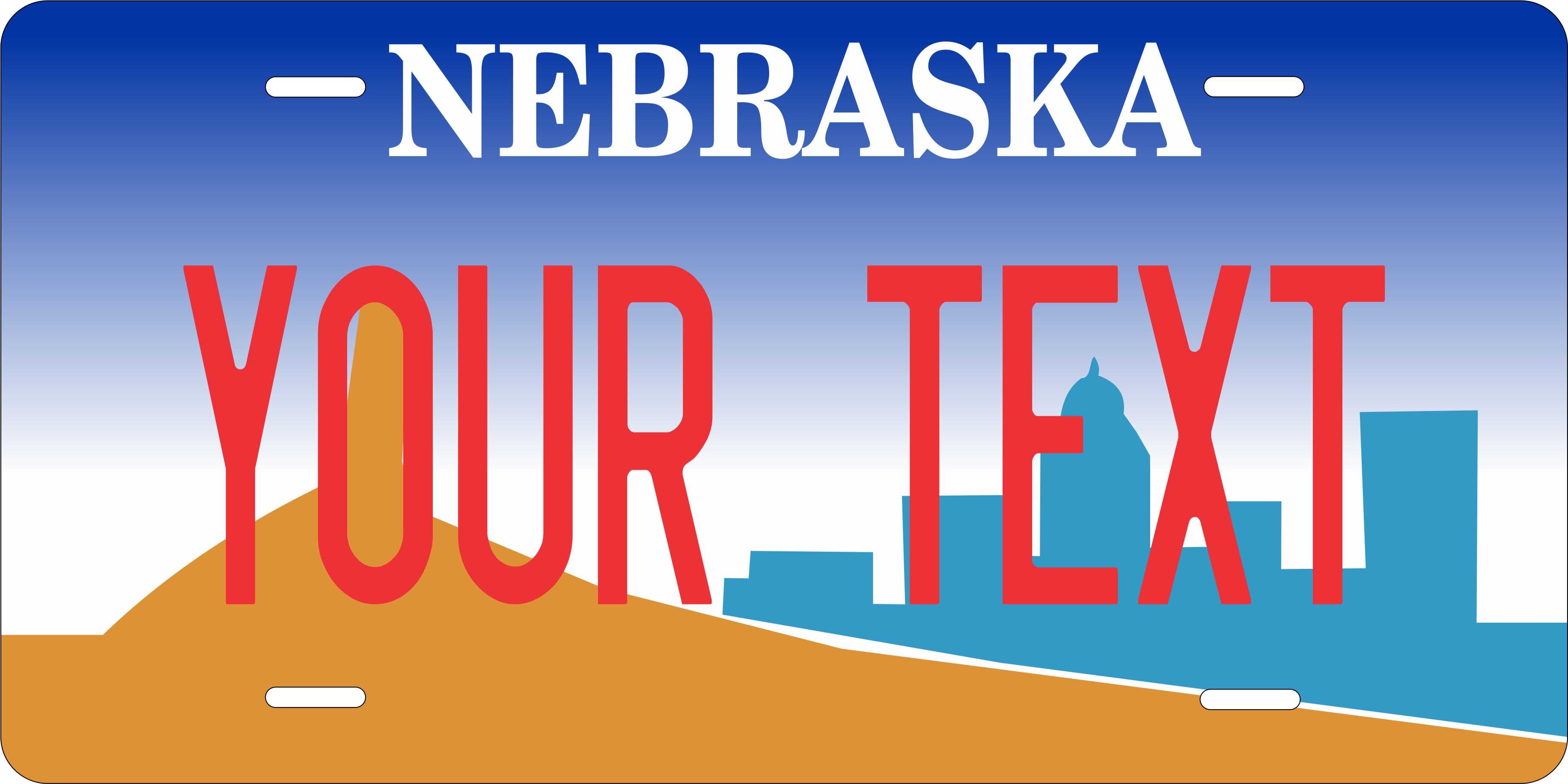 Nebraska 1999 License Plate Personalized Novelty Fun Car Bike Motorcycle (Copy)