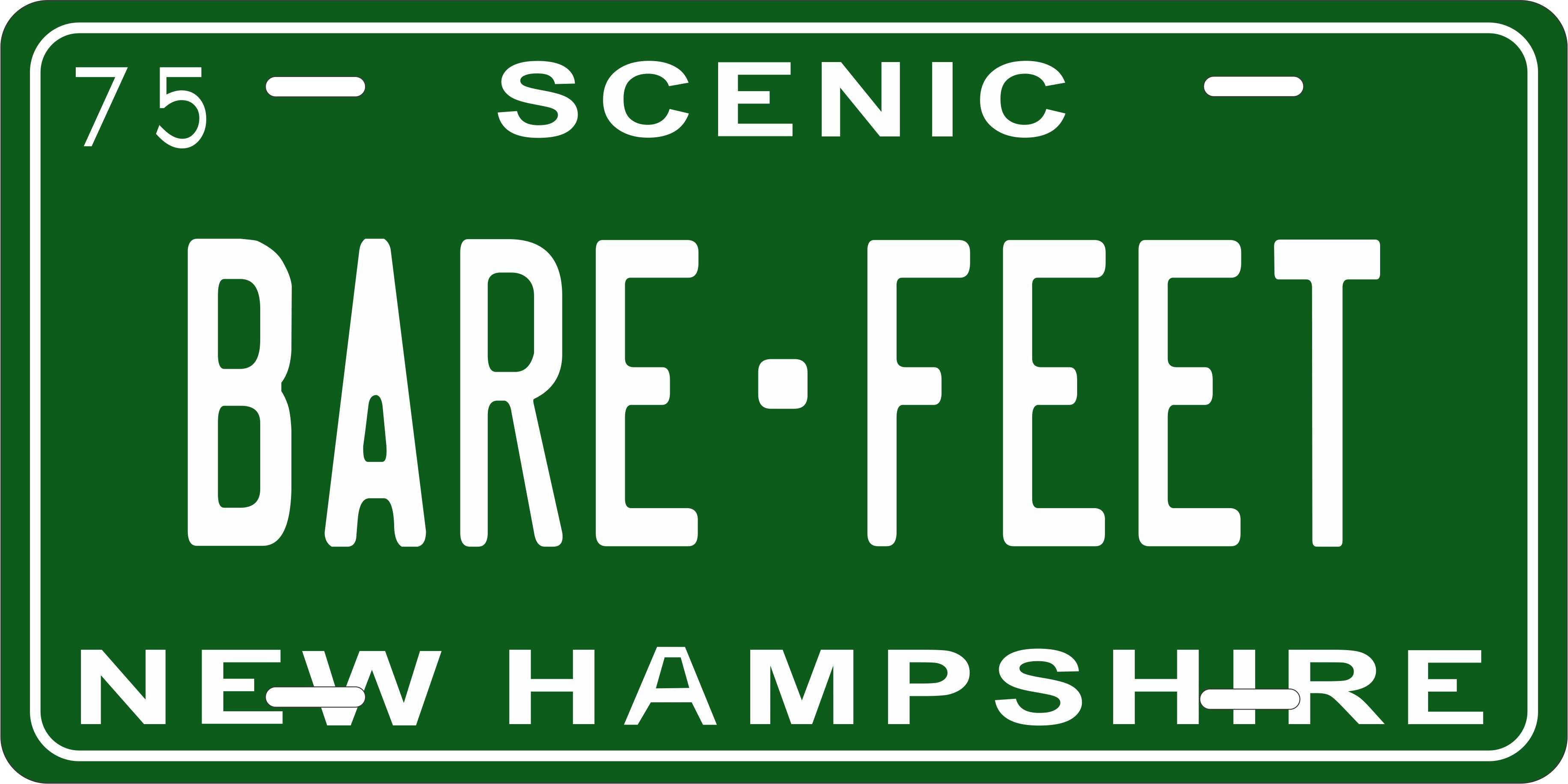 New Hampshire 1975 License Plate Yellow personalized Novelty Fun Car Bike Motorcycle