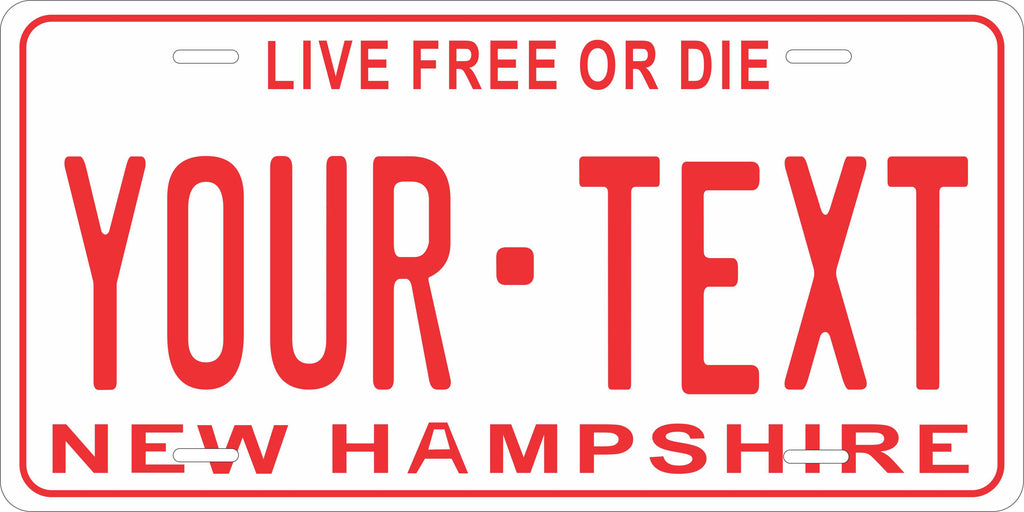 New Hampshire 1977 License Plate Yellow personalized Novelty Fun Car Bike Motorcycle