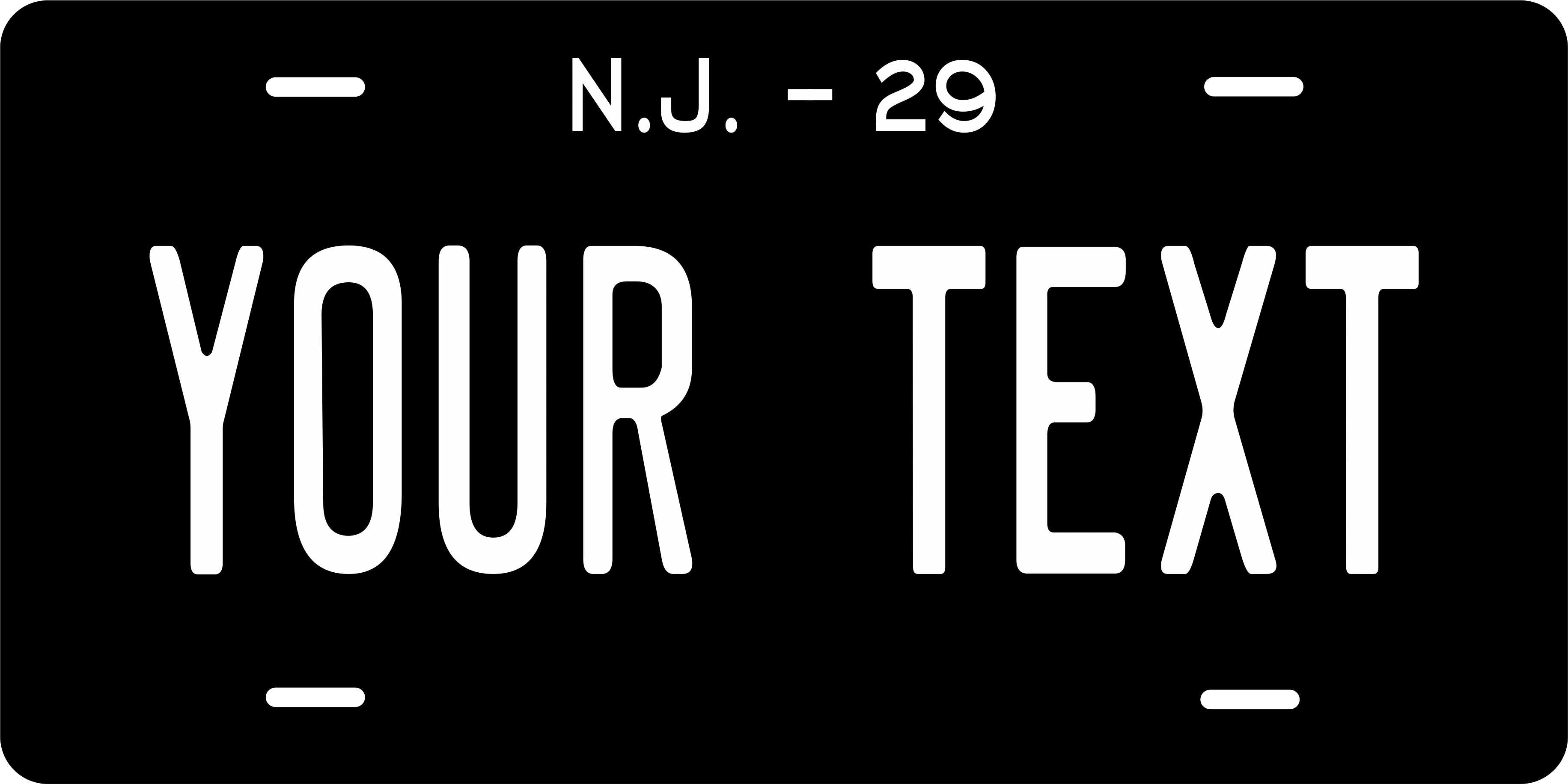 New Jersey 1929 License Plate personalized Novelty Fun Car Bike Motorcycle