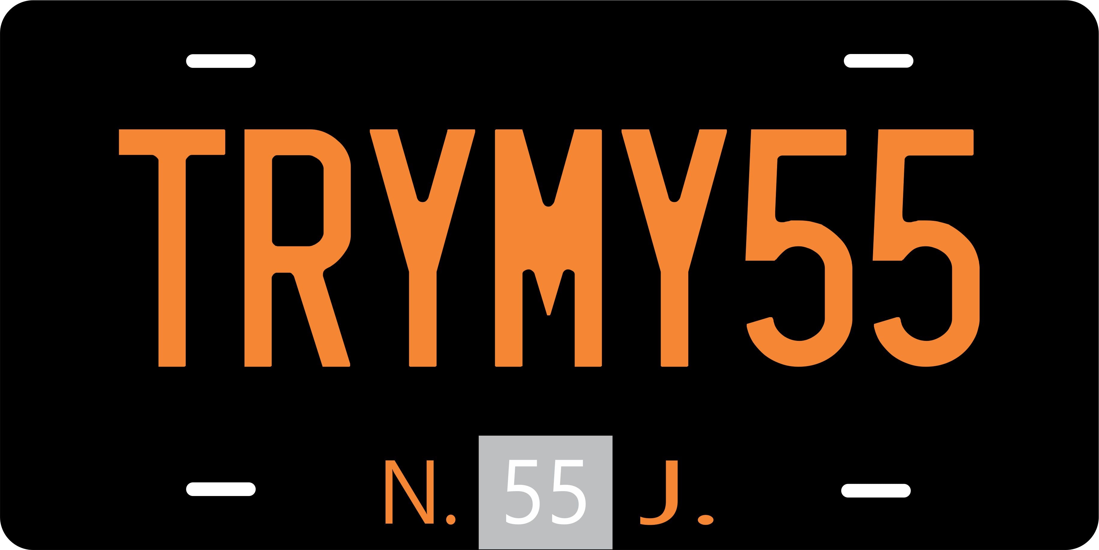 New Jersey 1955 License Plate Personalized Novelty Fun Car Bike Motorcycle