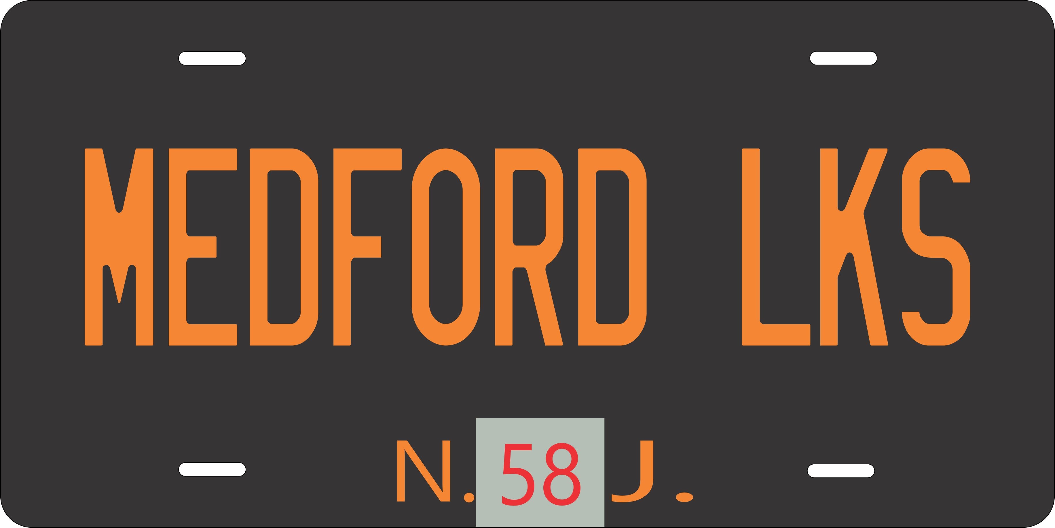 New Jersey 1958 License Plate Personalized Novelty Fun Car Bike Motorcycle