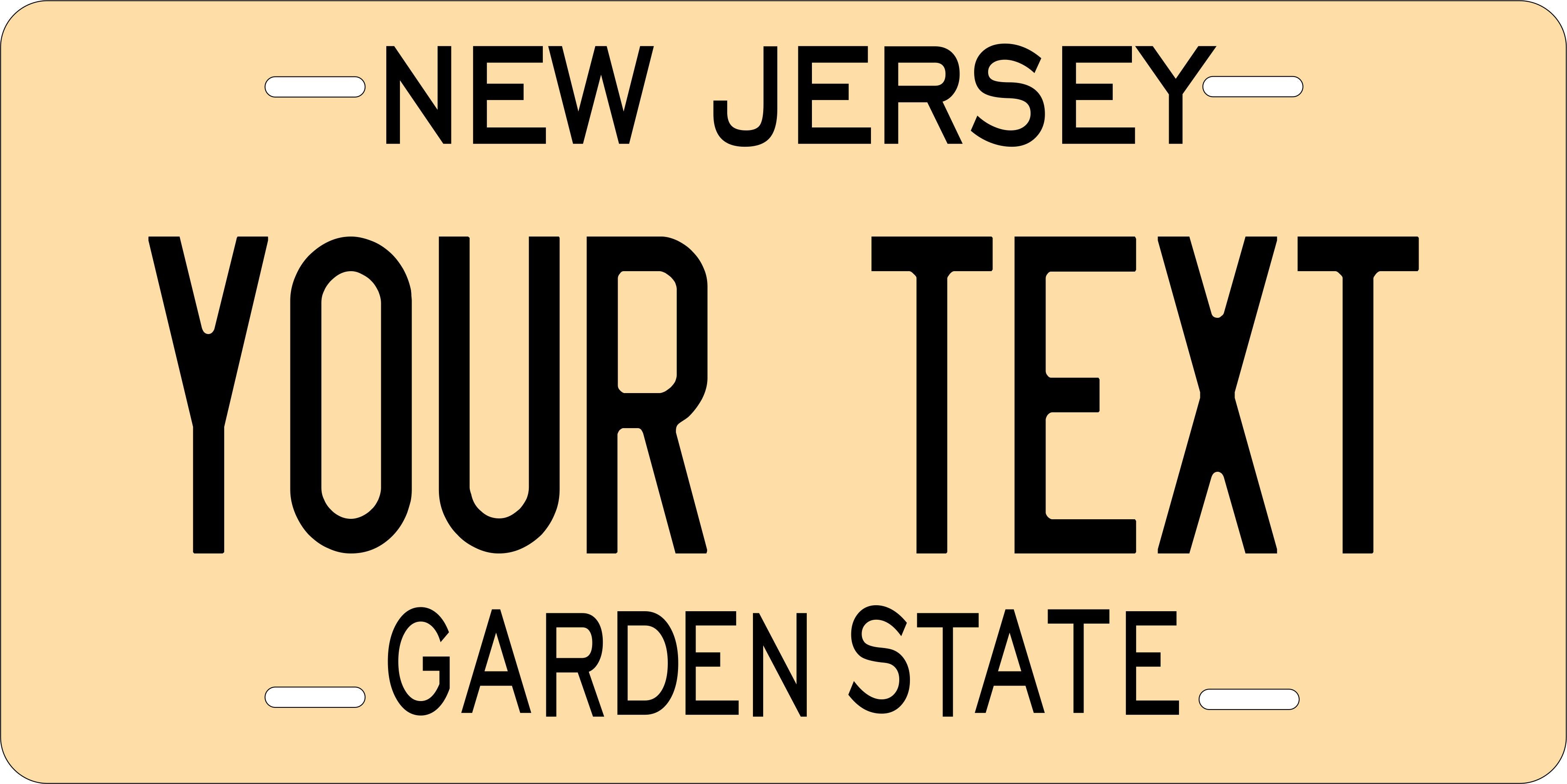 New Jersey 1960 License Plate Personalized Novelty Fun Car Bike Motorcycle