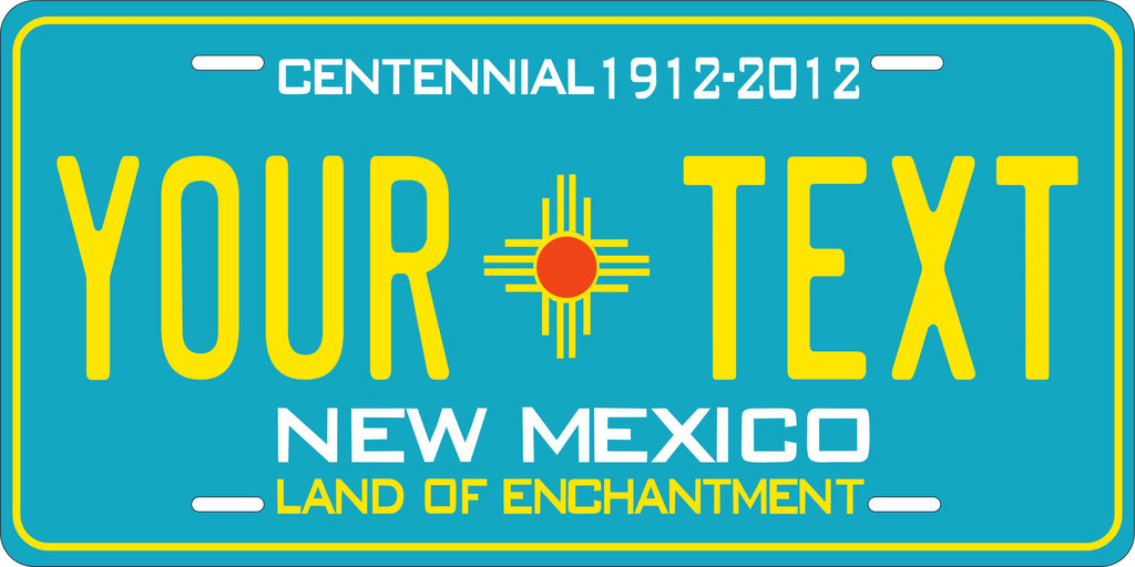 New Mexico State 2010 License Plate Personalized Novelty Fun Car Bike Motorcycle (Copy)