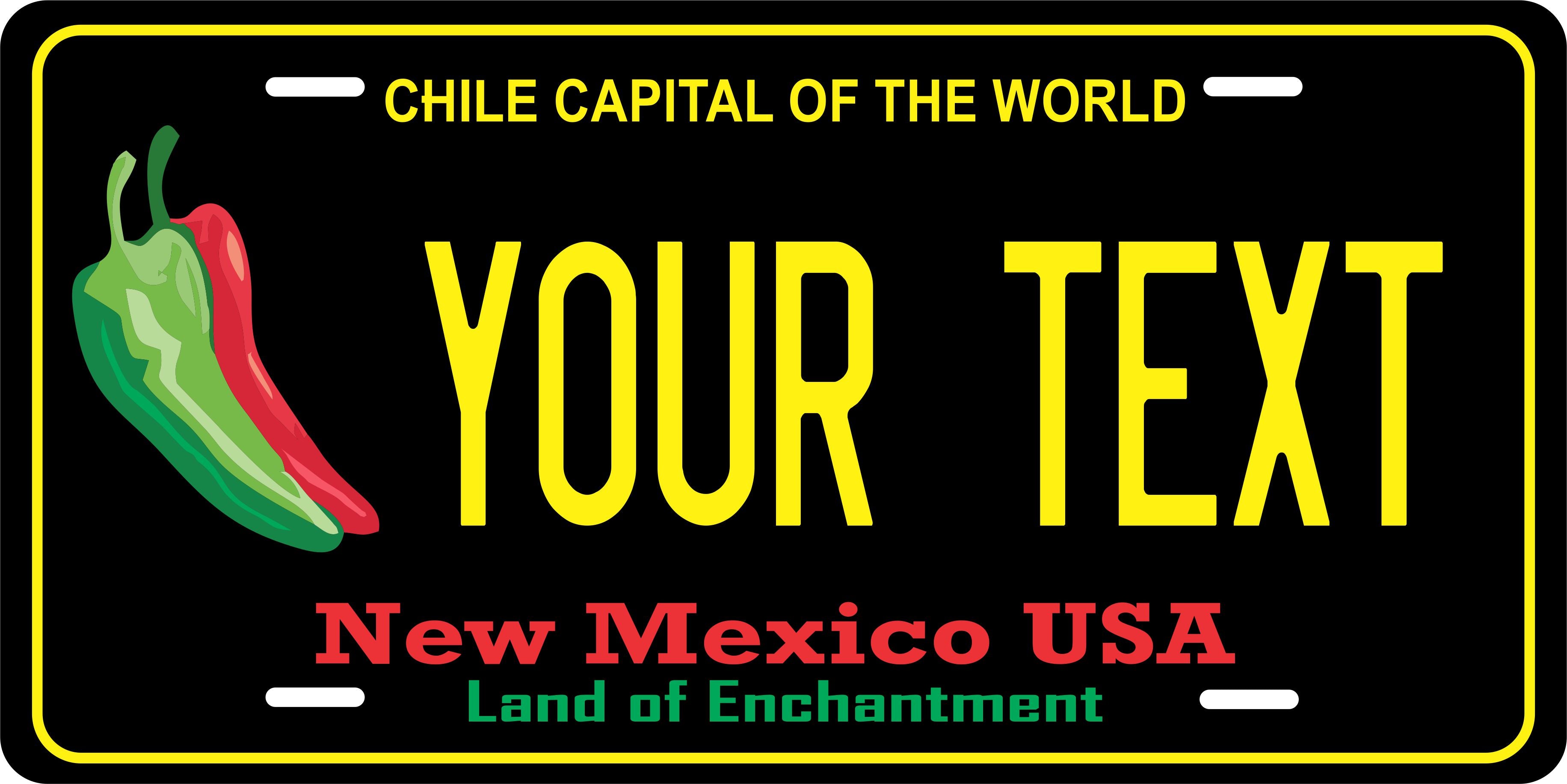 New Mexico State 2017 License Plate Personalized Novelty Fun Car Bike Motorcycle