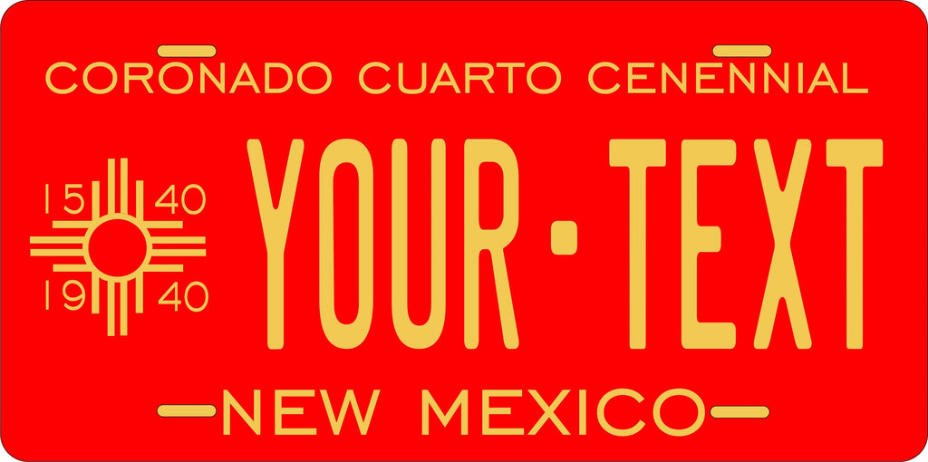 New Mexico State 1940 License Plate Personalized Novelty Fun Car Bike Motorcycle