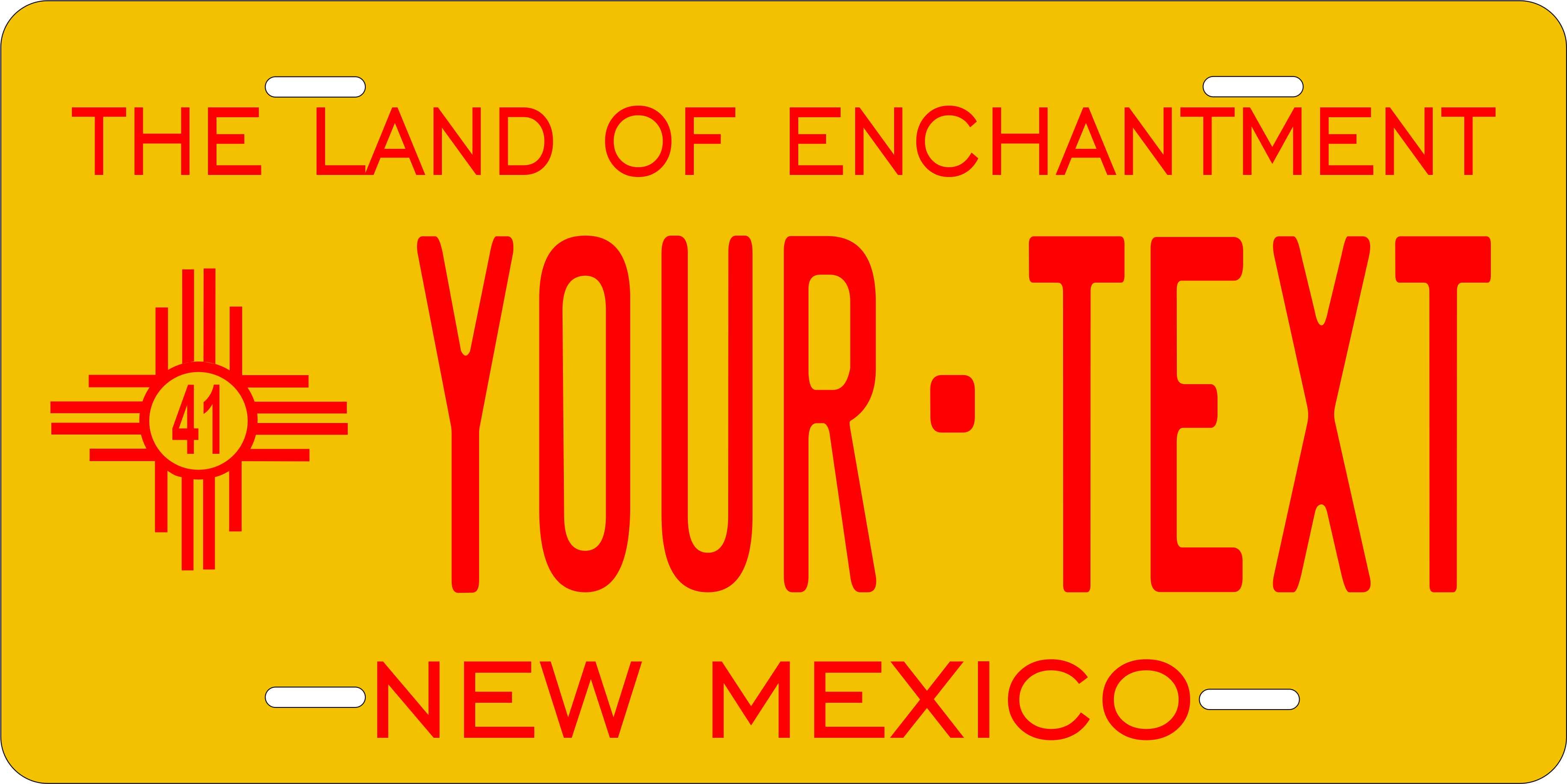 New Mexico State 1941 License Plate Personalized Novelty Fun Car Bike Motorcycle