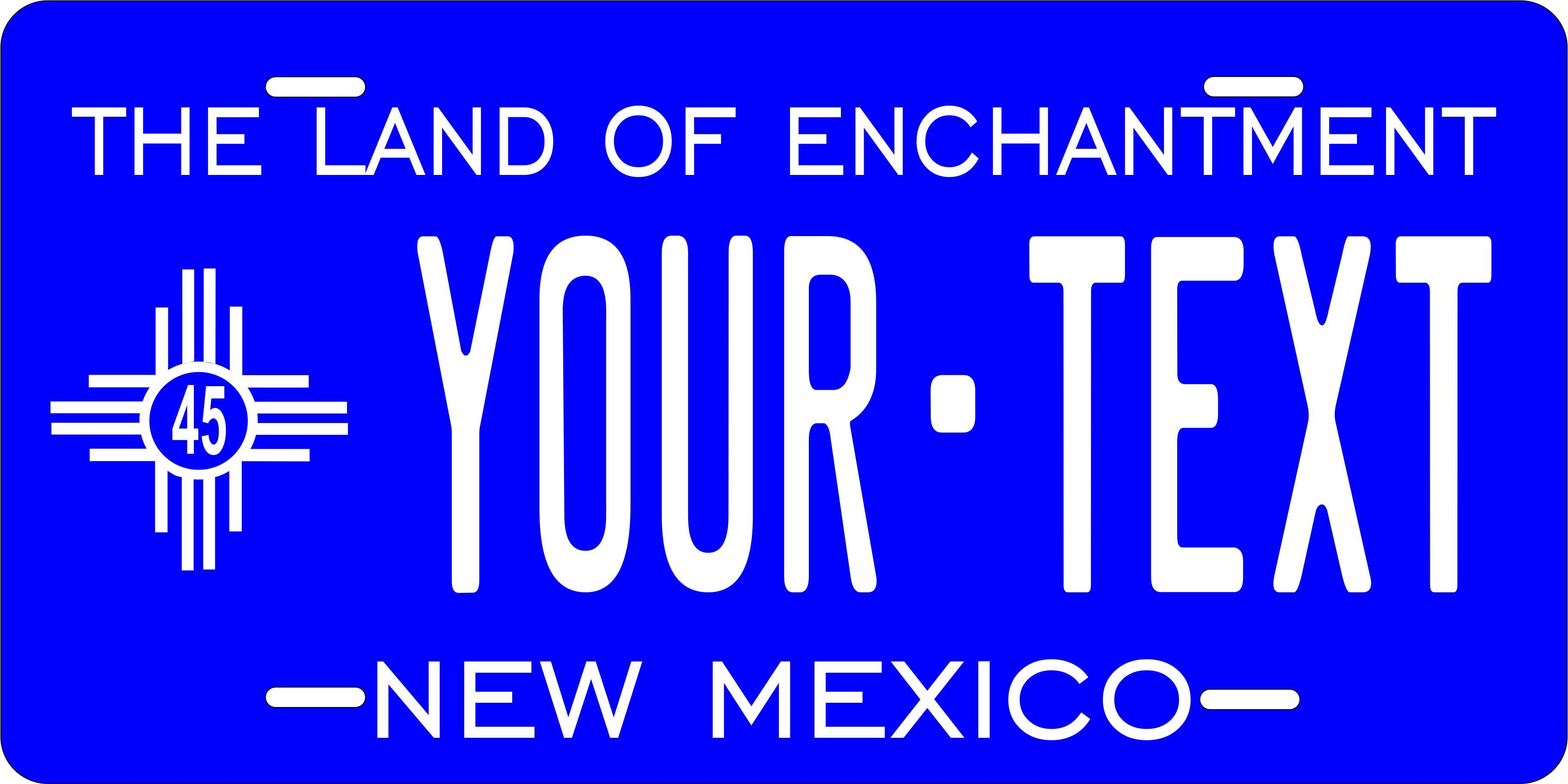 New Mexico State 1945 License Plate Personalized Novelty Fun Car Bike Motorcycle