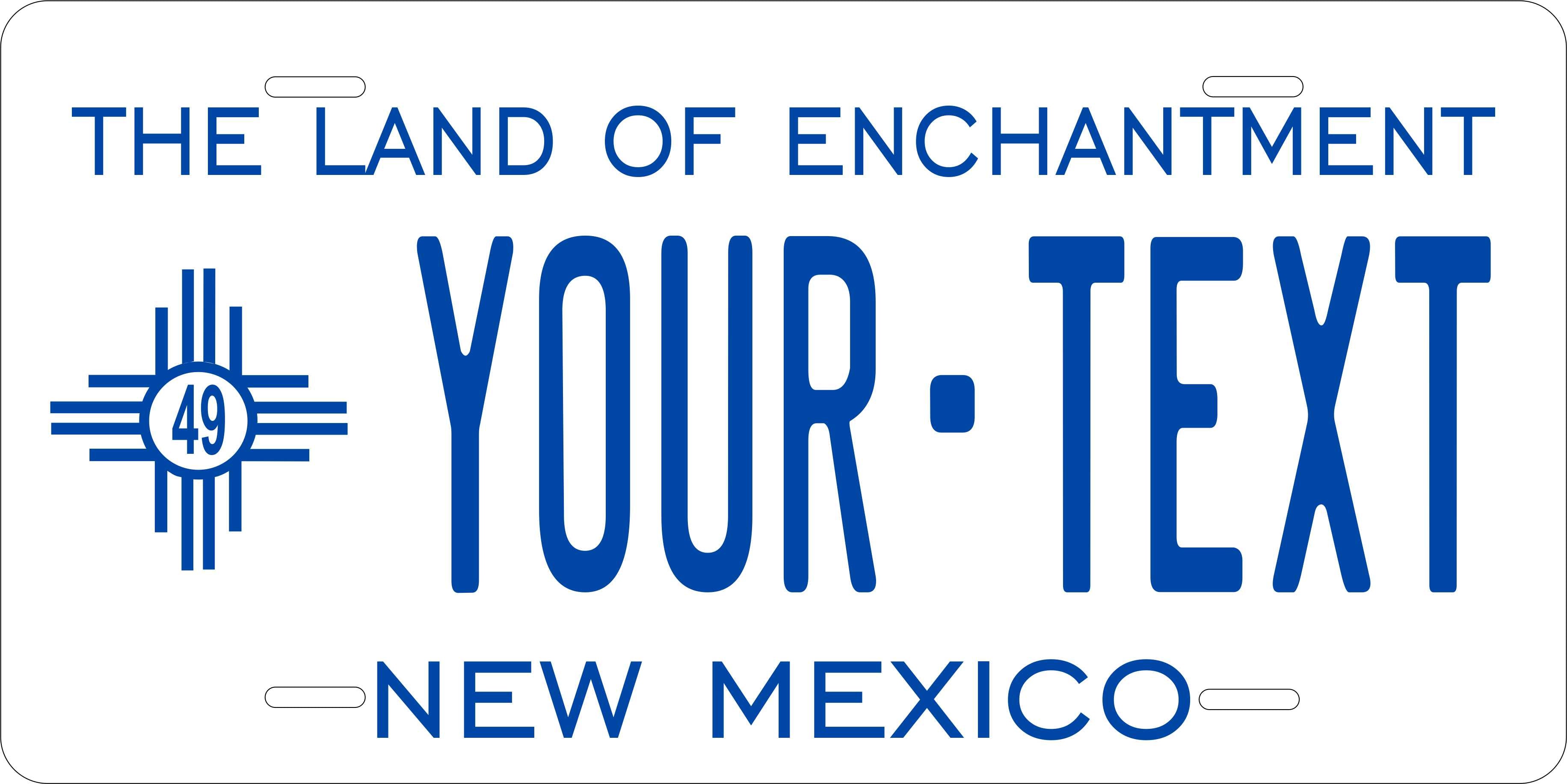 New Mexico State 1949 License Plate Personalized Novelty Fun Car Bike Motorcycle