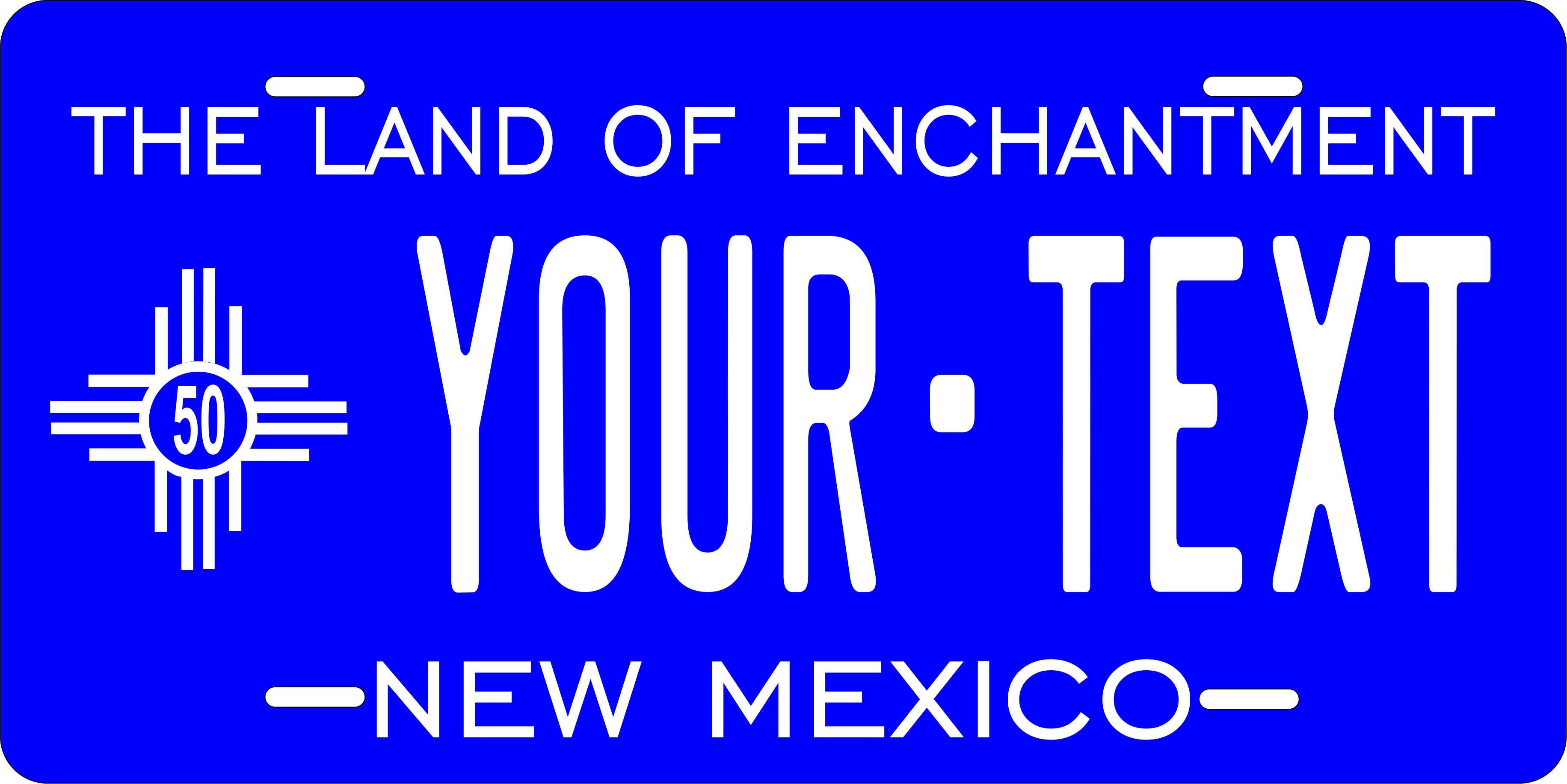 New Mexico State 1950 License Plate Personalized Novelty Fun Car Bike Motorcycle