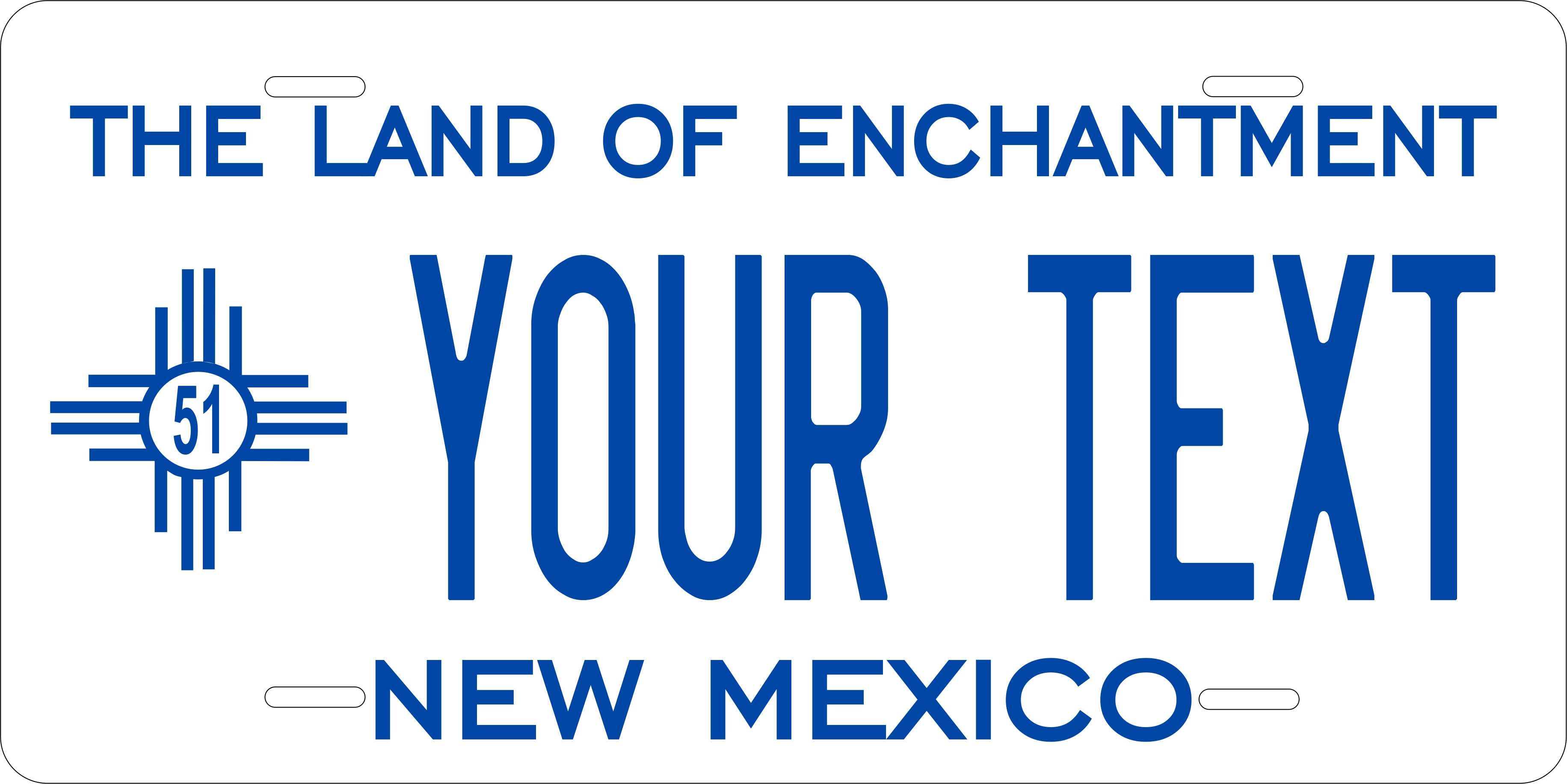 New Mexico State 1951 License Plate Personalized Novelty Fun Car Bike Motorcycle