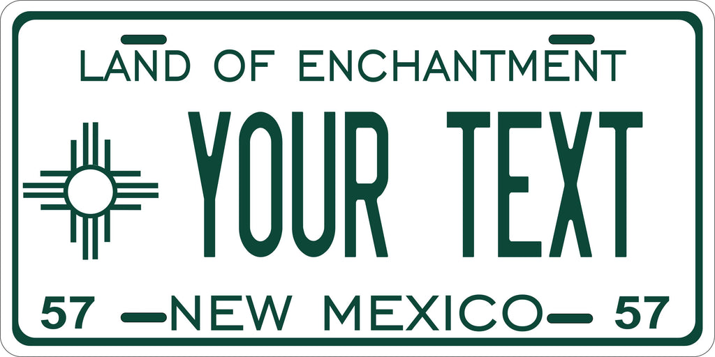 New Mexico State 1957 License Plate Personalized Novelty Fun Car Bike Motorcycle