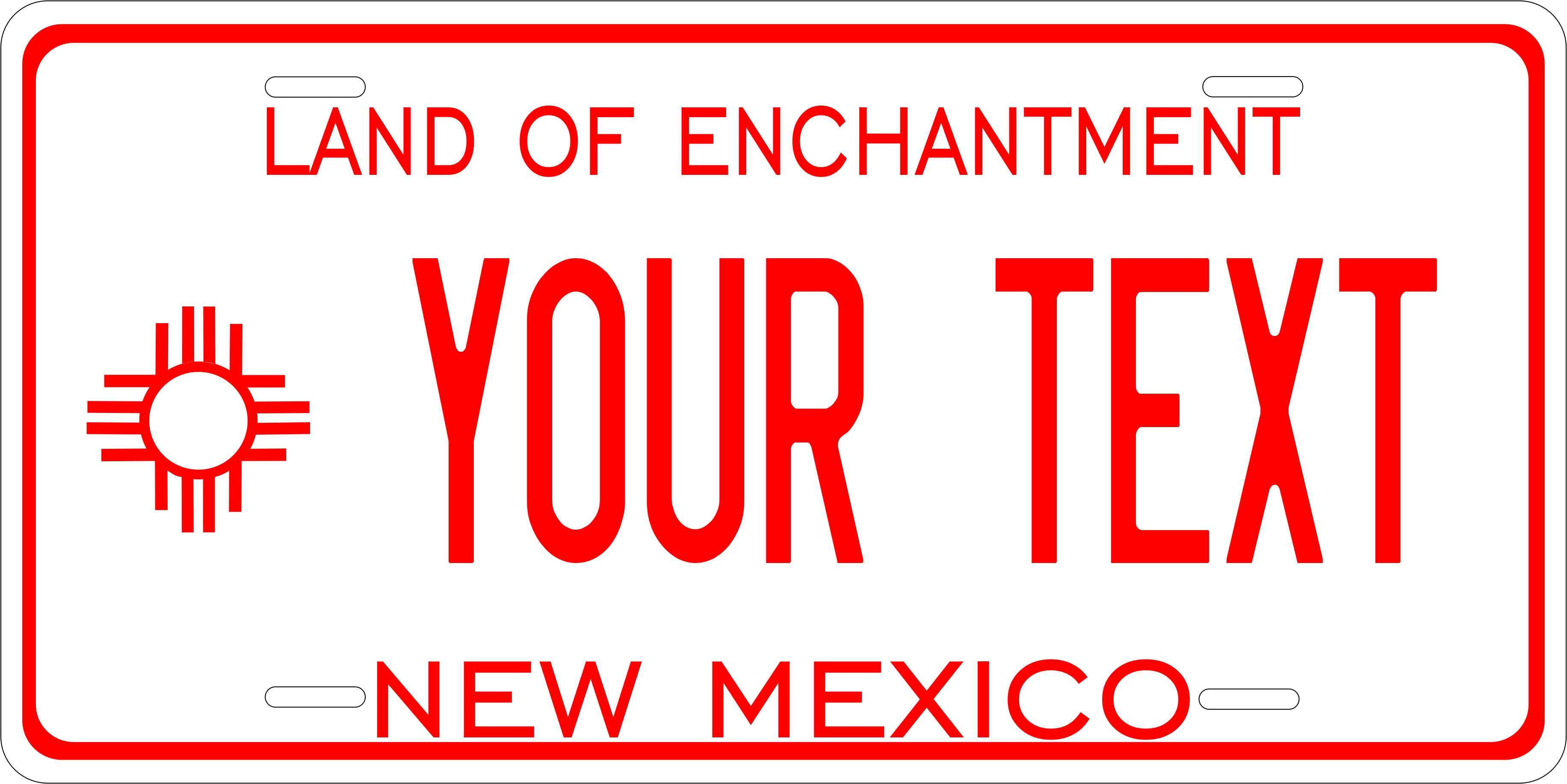 New Mexico State 1961 License Plate Personalized Novelty Fun Car Bike Motorcycle