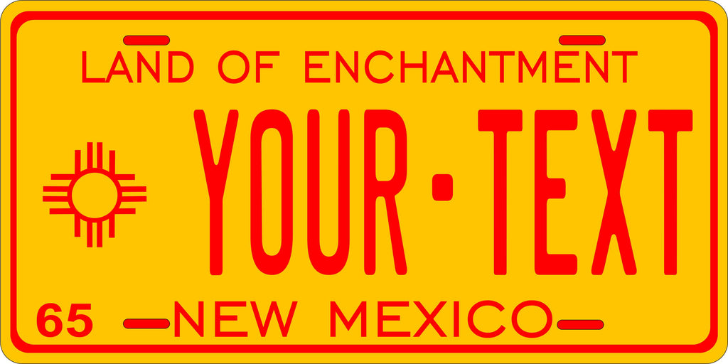 New Mexico State 1965 License Plate Personalized Novelty Fun Car Bike Motorcycle