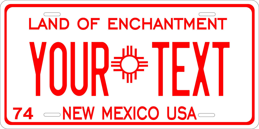 New Mexico State 1974 License Plate Personalized Novelty Fun Car Bike Motorcycle