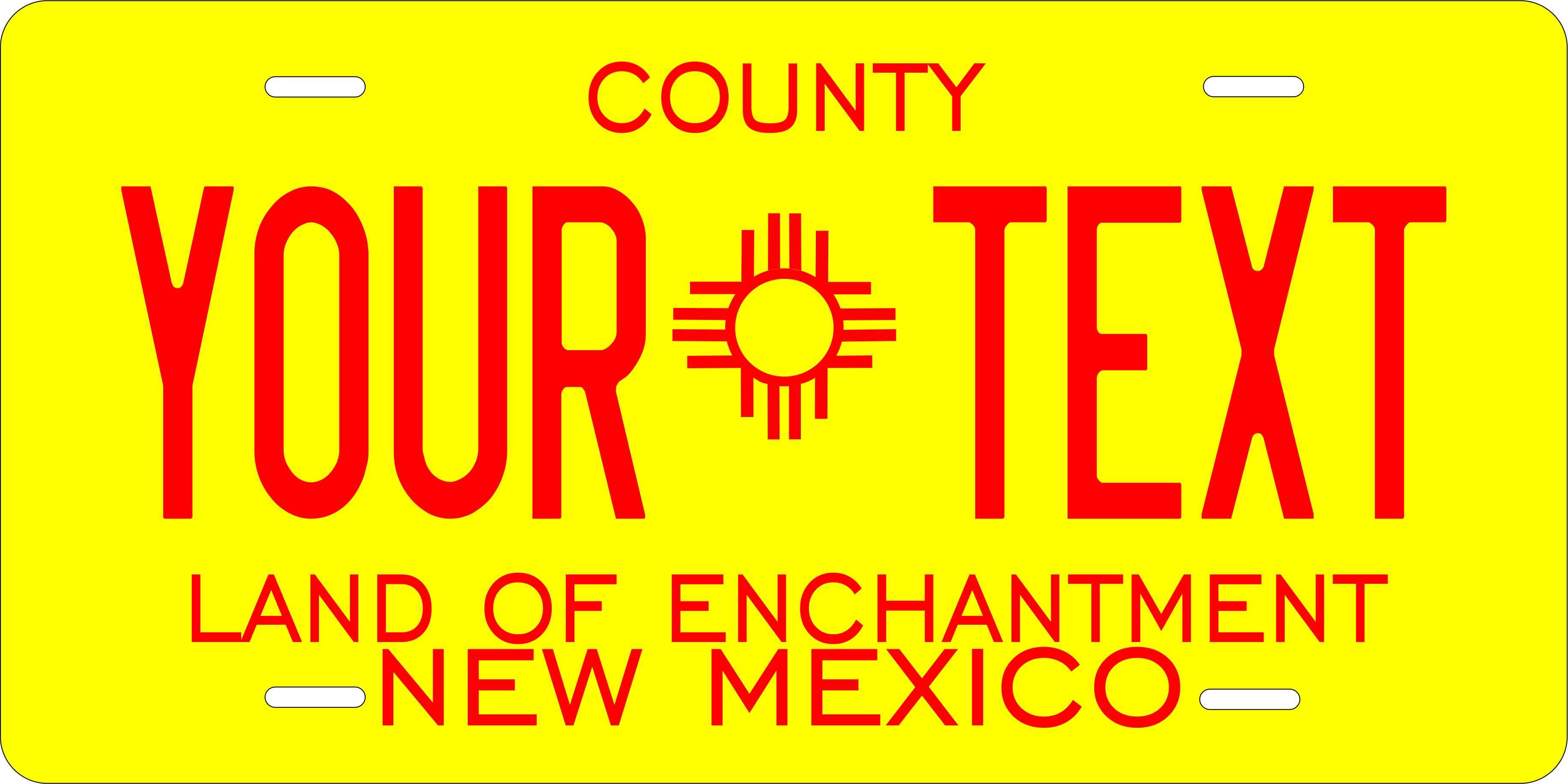 New Mexico State 1978 License Plate Personalized Novelty Fun Car Bike Motorcycle