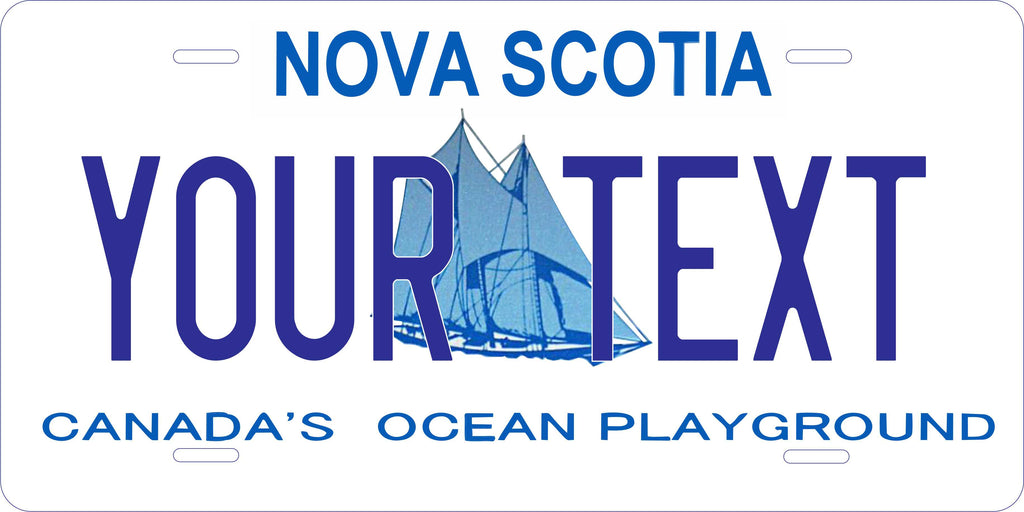 Nova Scotia 1989 Canada License Plate Personalized Novelty Fun Car Bike Motorcycle