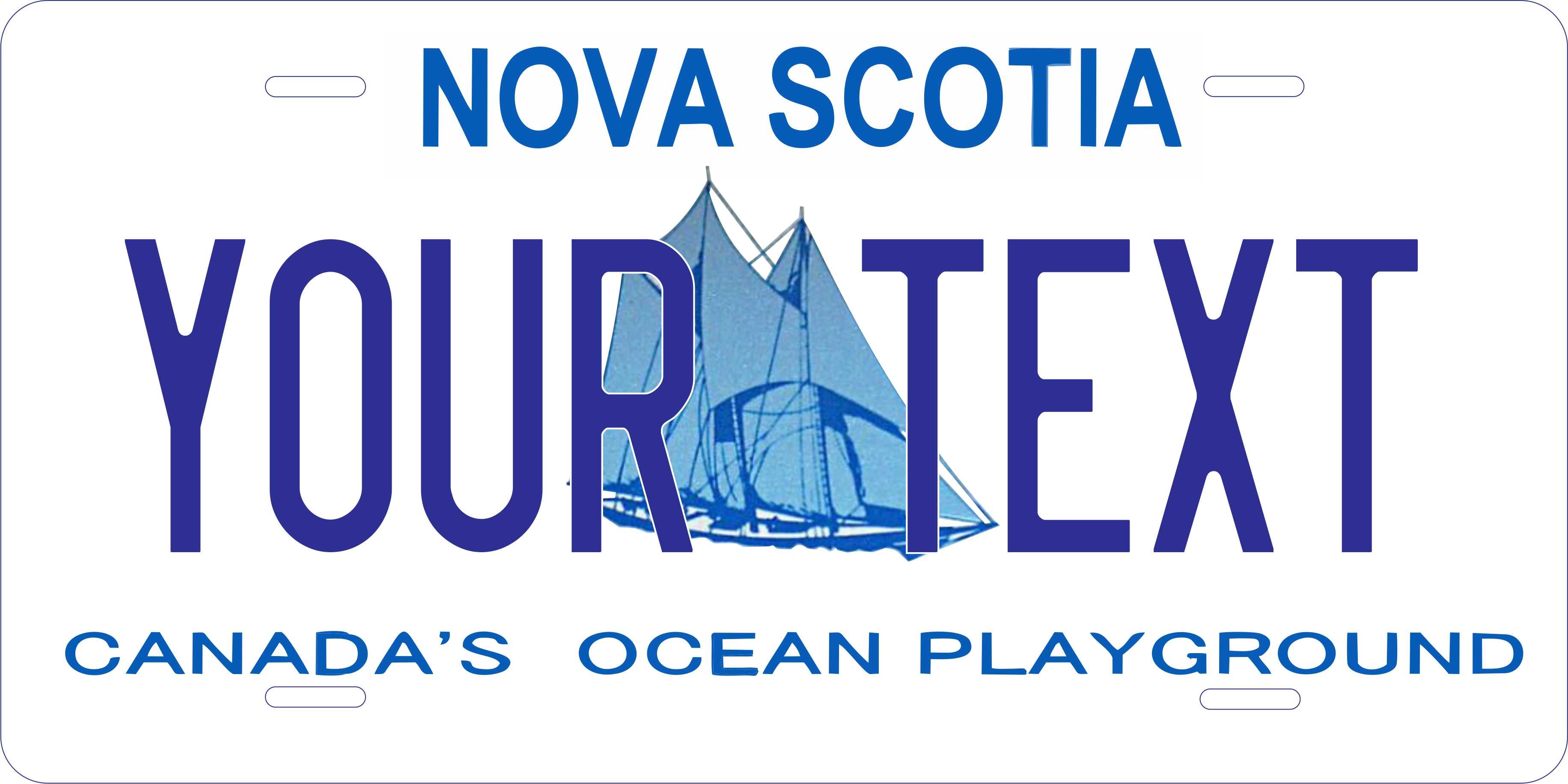 Nova Scotia 1989 Canada License Plate Personalized Novelty Fun Car Bike Motorcycle