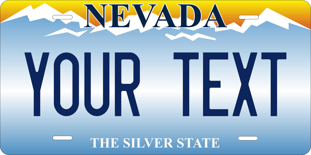 Nevada 2001 License Plate Personalized Novelty Fun Car Bike Motorcycle