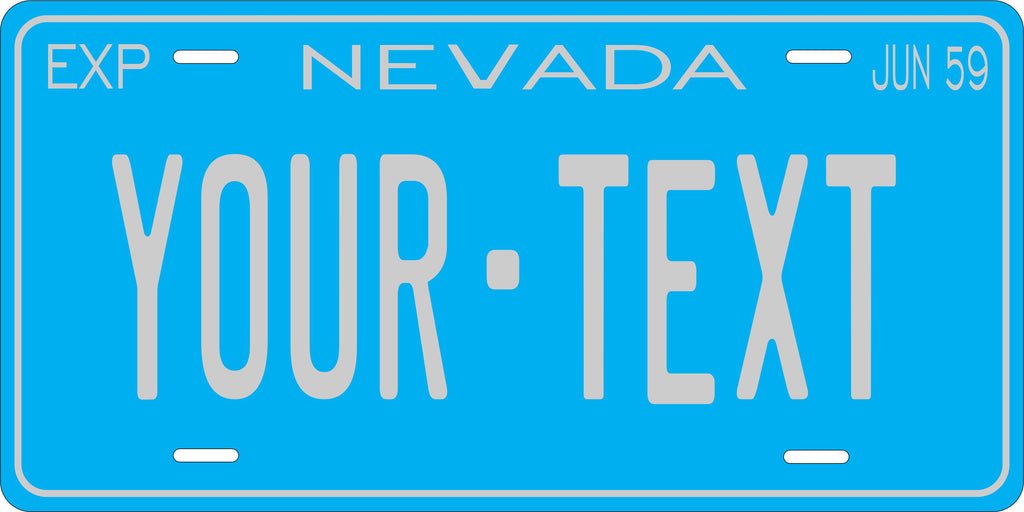 Nevada 1959 License Plate Yellow personalized Novelty Fun Car Bike Motorcycle