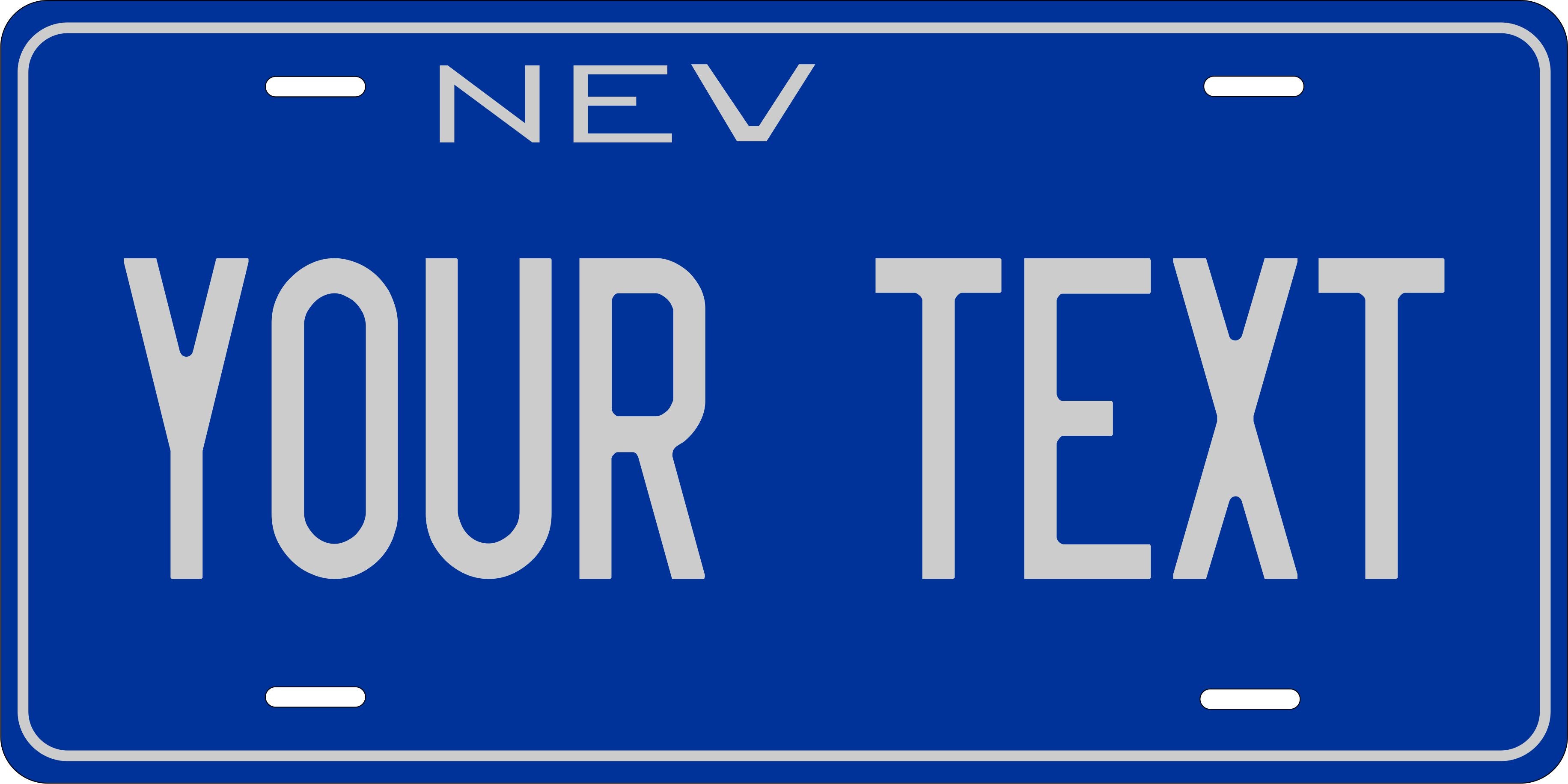 Nevada 1971 License Plate Yellow personalized Novelty Fun Car Bike Motorcycle