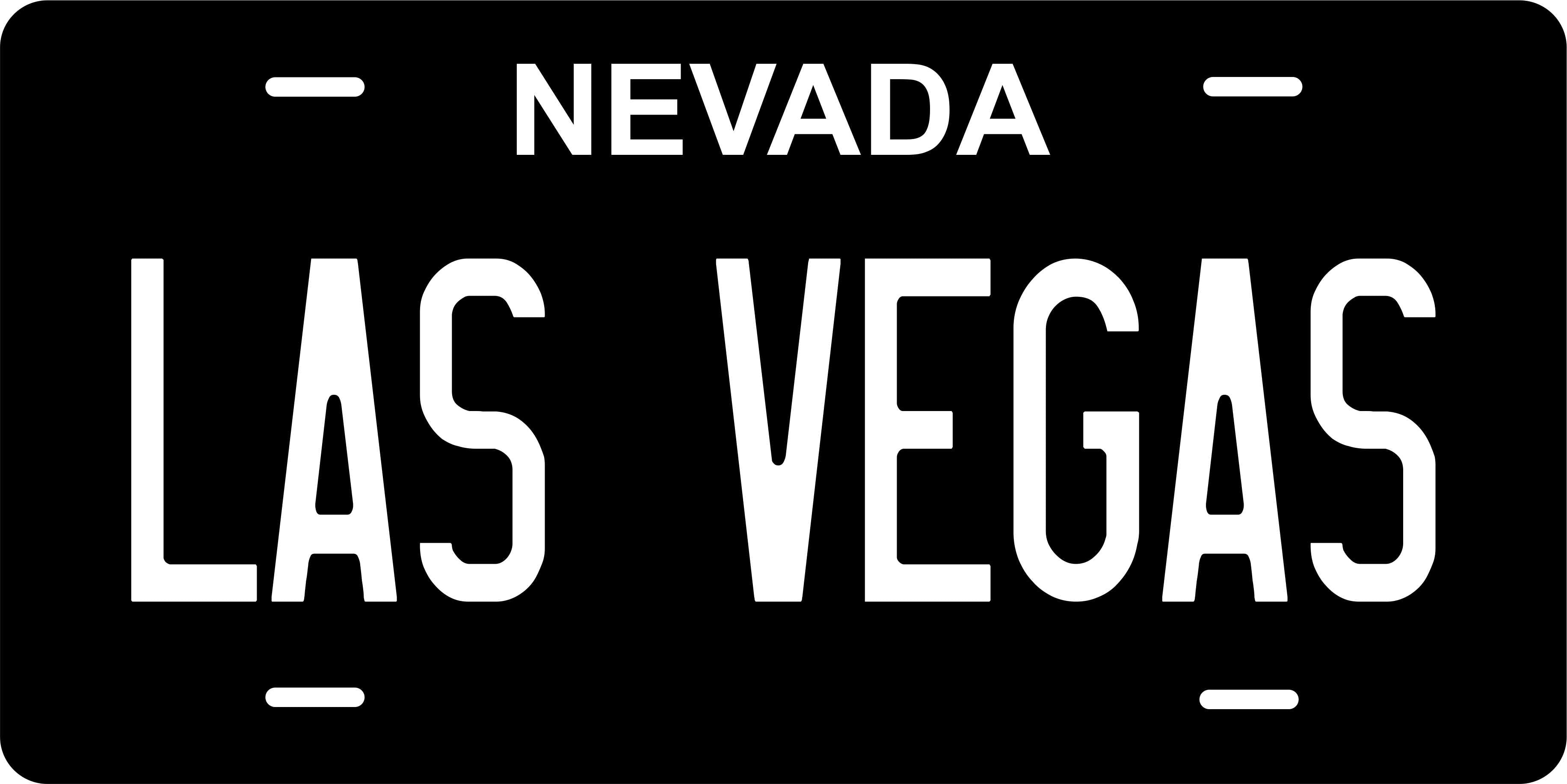 Nevada Black White License Plate Personalized Novelty Fun Car Bike Motorcycle