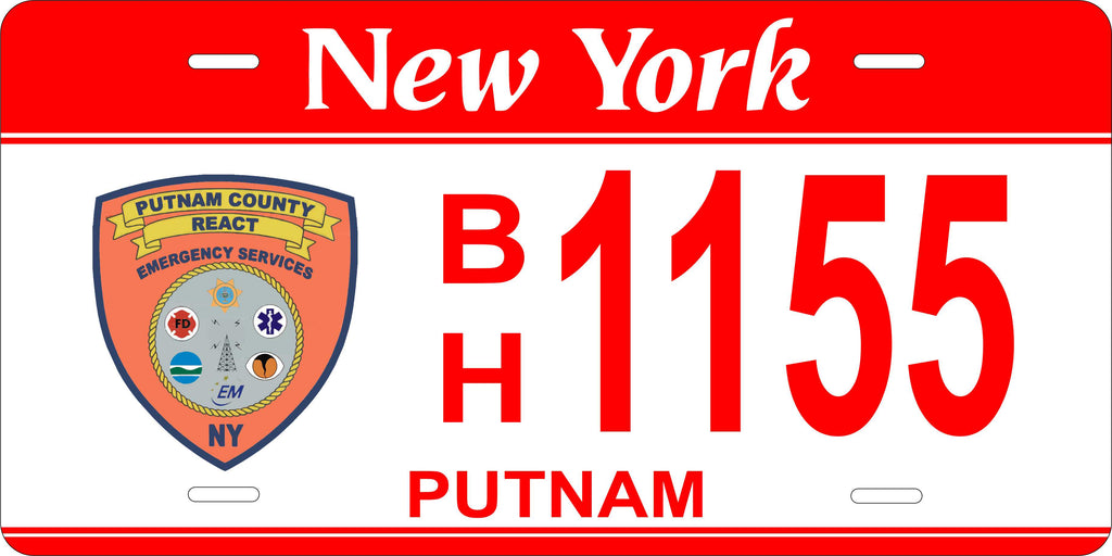 New York EMT License Plate Personalized Novelty Fun Car Bike Motorcycle