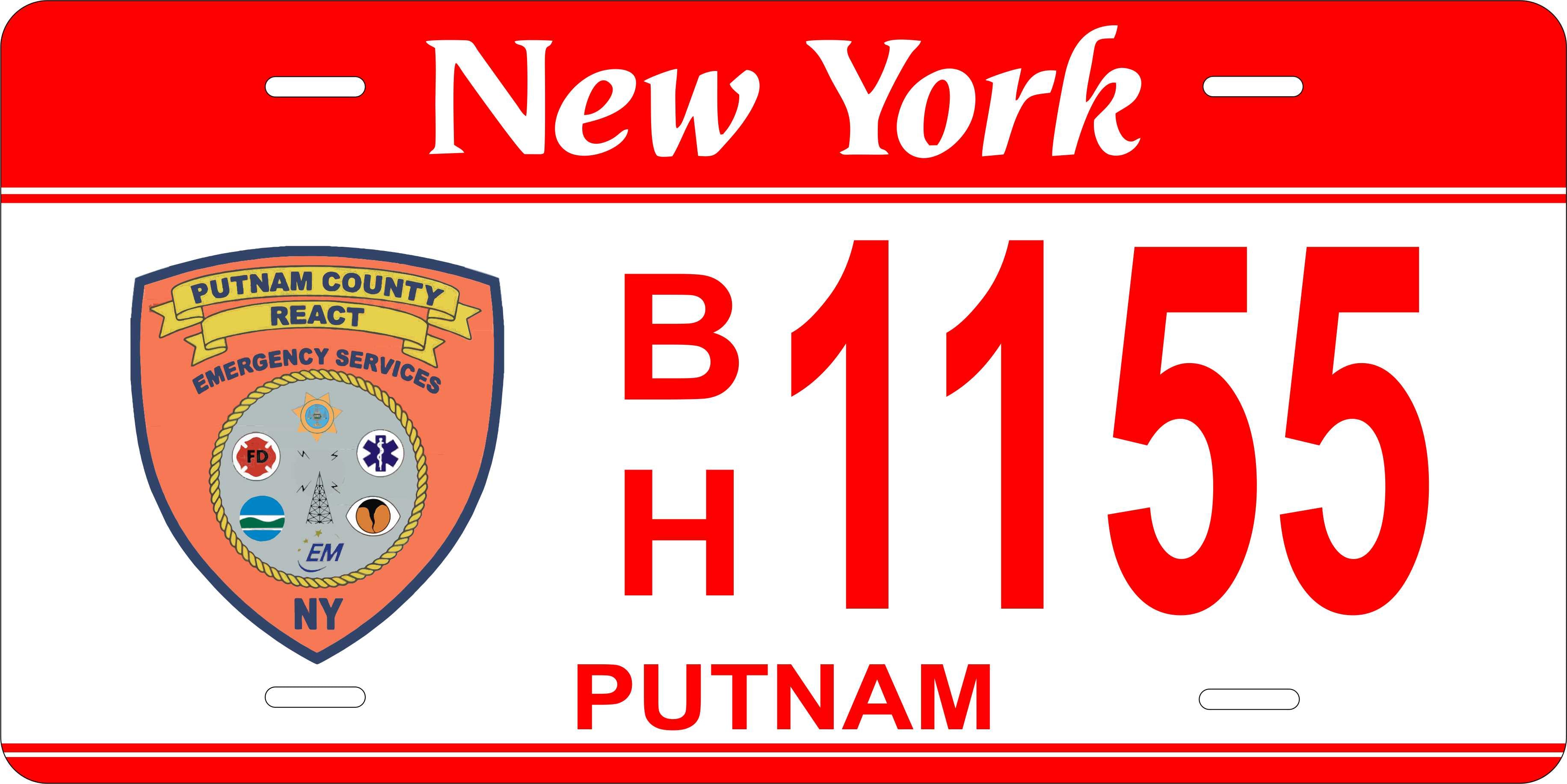 New York EMT License Plate Personalized Novelty Fun Car Bike Motorcycle