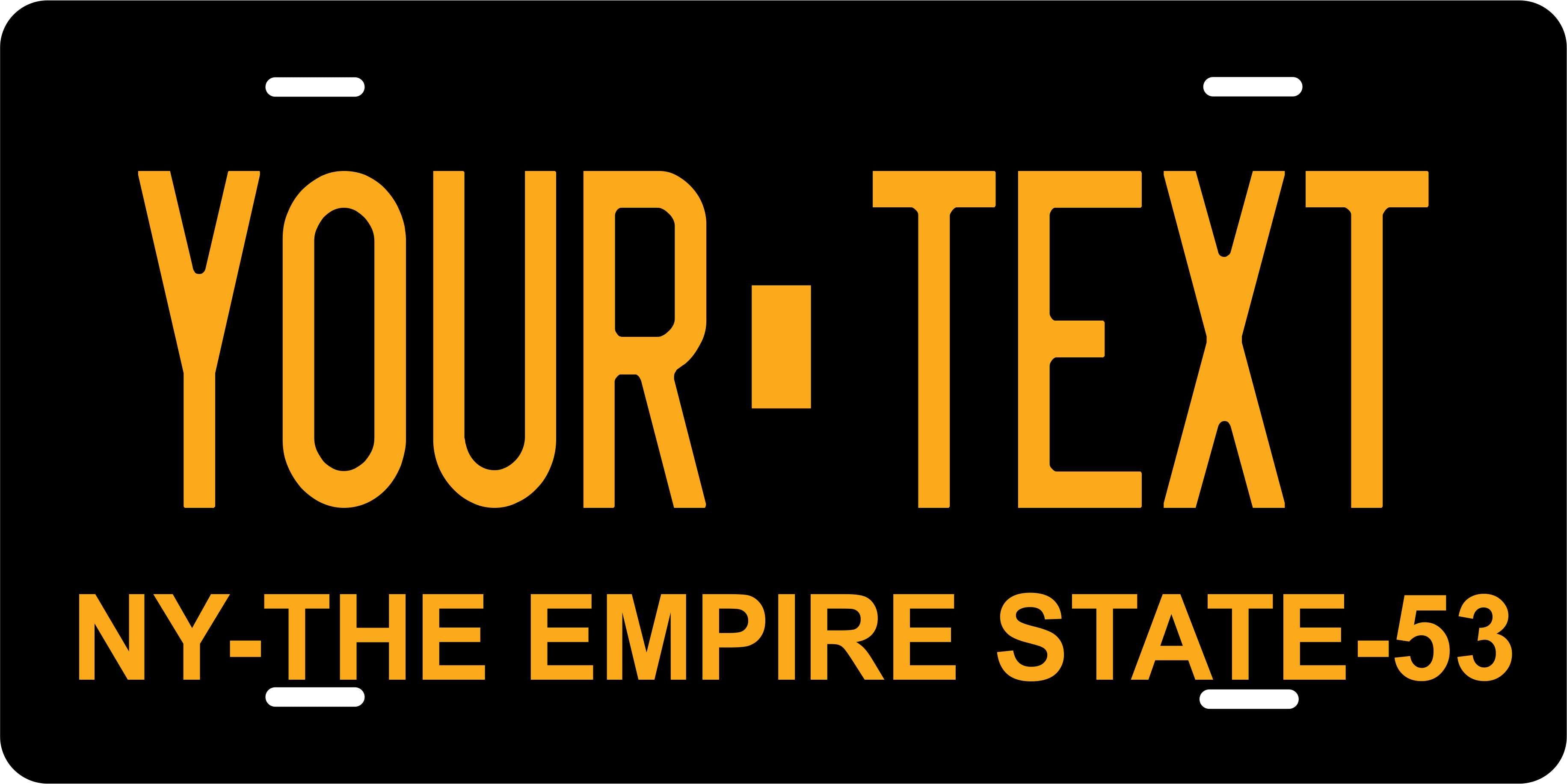 New York 1953 License Plate Personalized Novelty Fun Car Bike Motorcycle