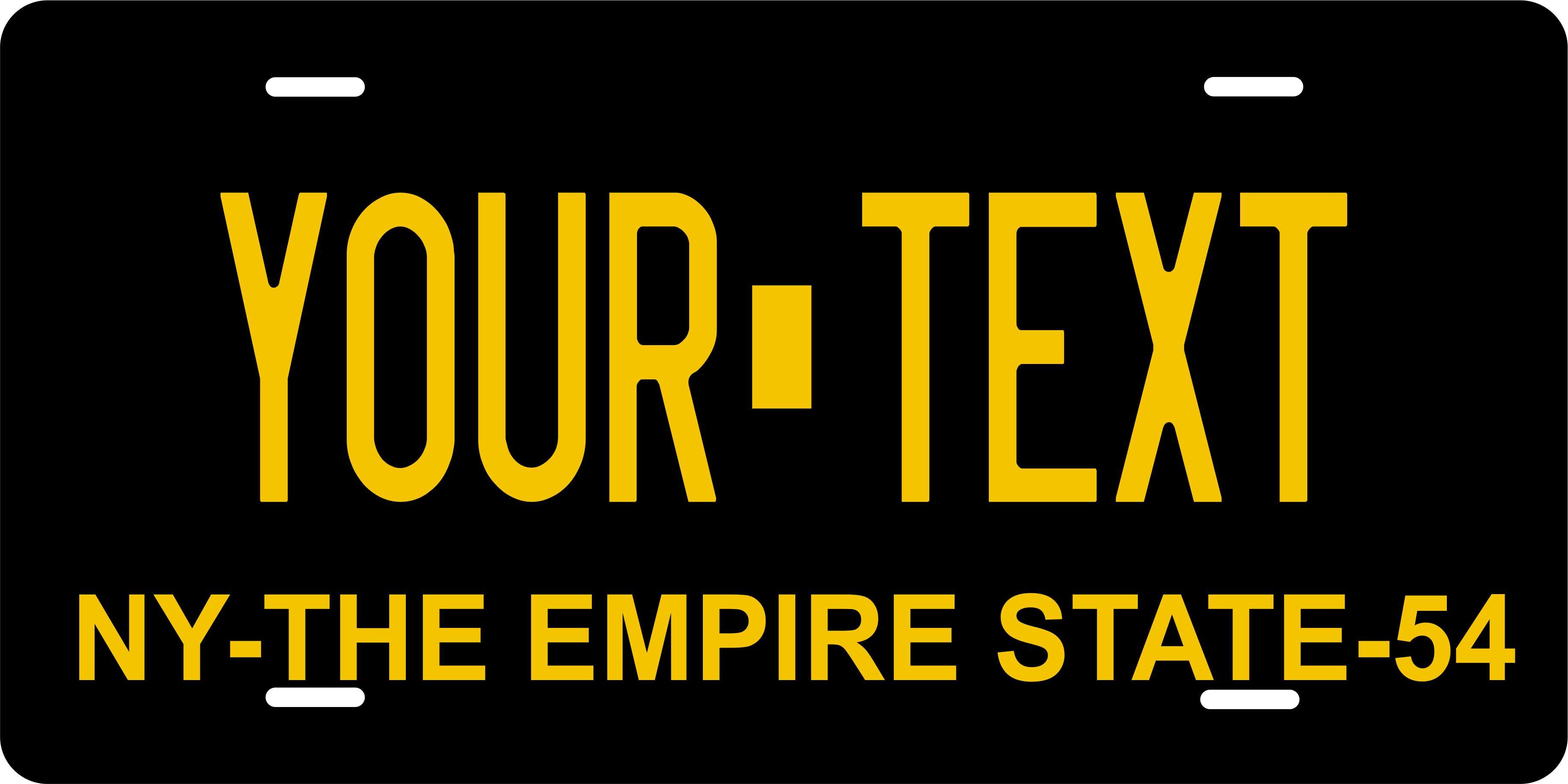 New York 1954 License Plate Personalized Novelty Fun Car Bike Motorcycle