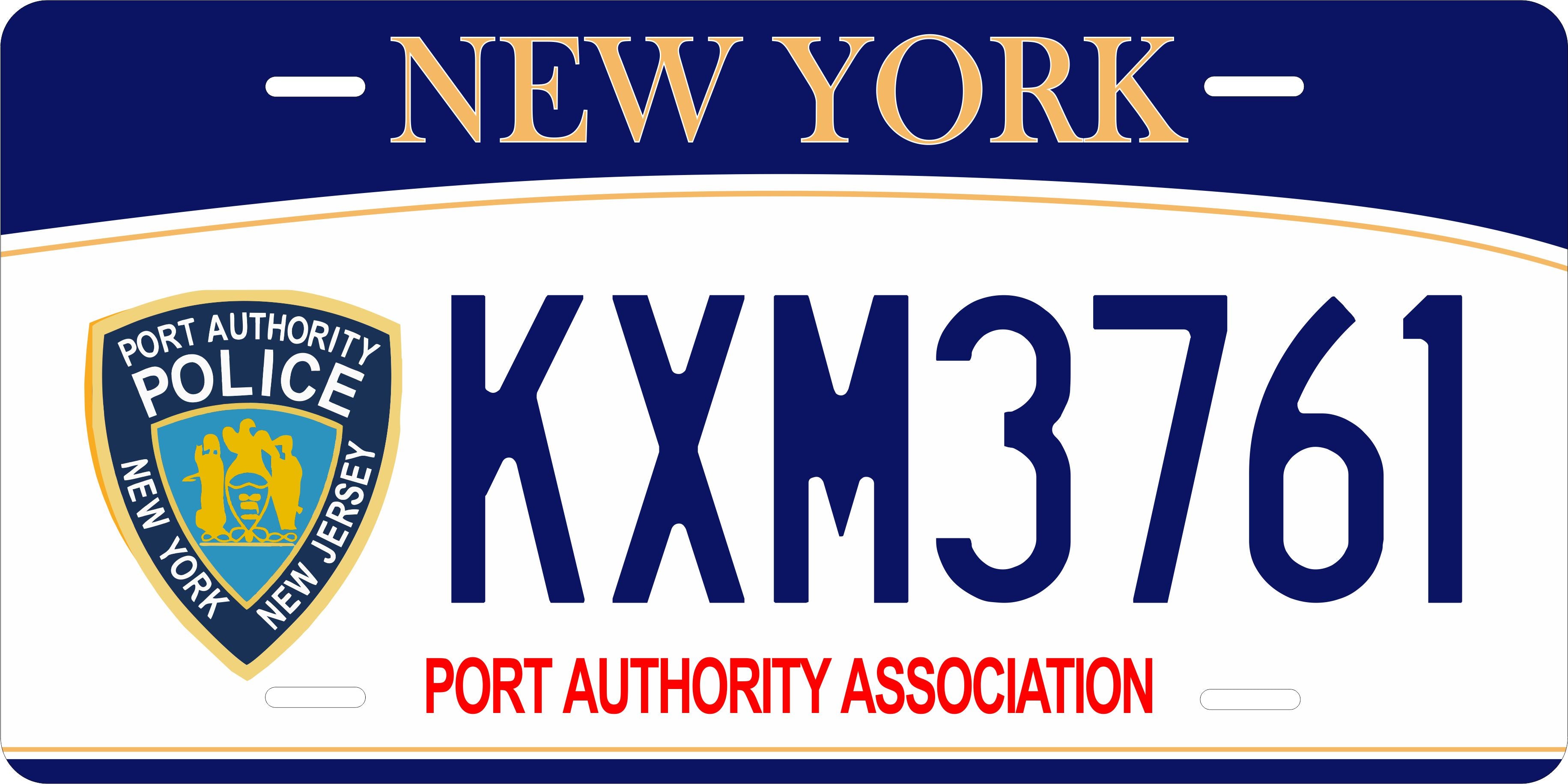 New York City Port Authority Association License Plate personalized Novelty Fun Car Bike Motorcycle