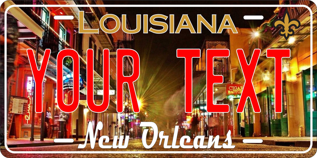 New Orleans Louisiana city License Plate personalized Novelty Fun Car Bike Motorcycle