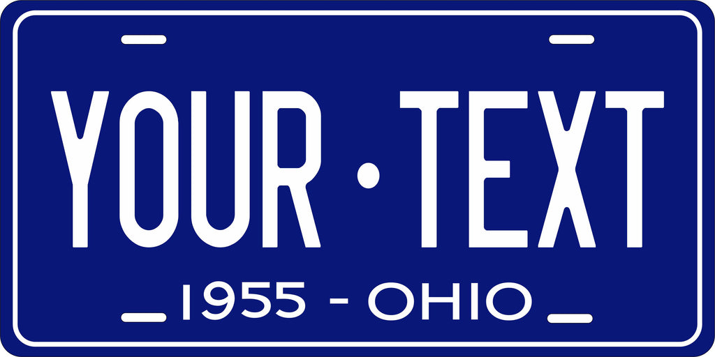 Ohio 1955 License Plate Personalized Novelty Fun Car Bike Motorcycle