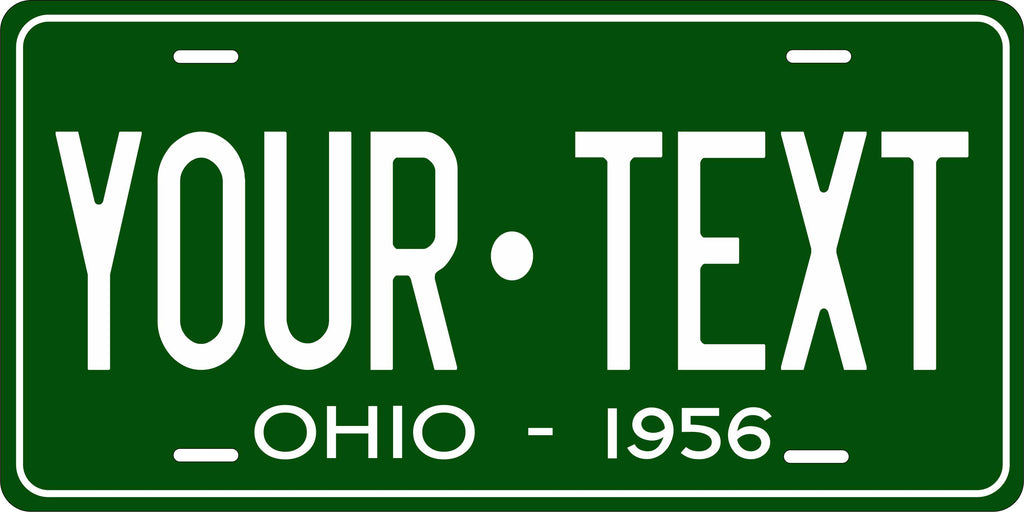 Ohio 1956 License Plate Personalized Novelty Fun Car Bike Motorcycle