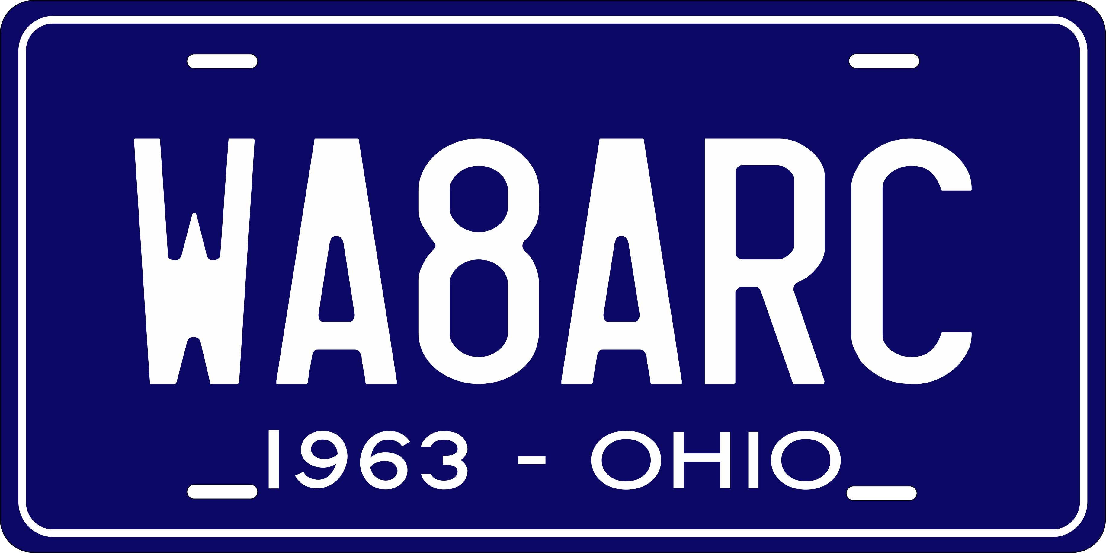 Ohio 1963 License Plate Personalized Novelty Fun Car Bike Motorcycle