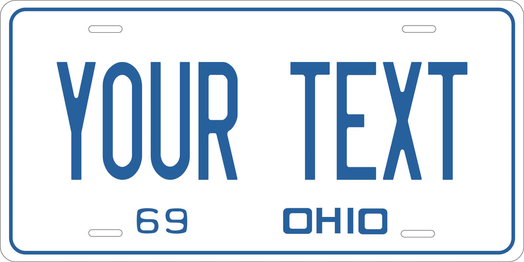 Ohio 1969 License Plate Personalized Novelty Fun Car Bike Motorcycle