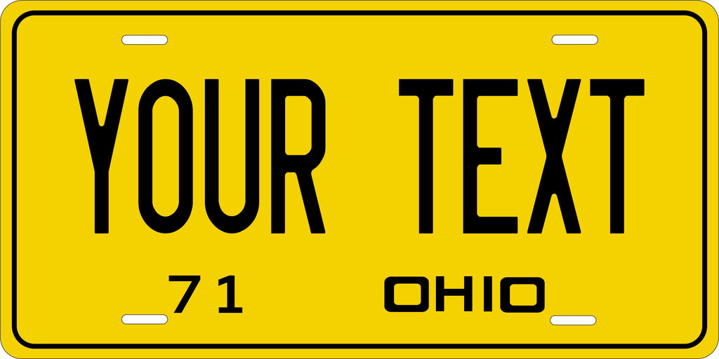 Ohio 1971  License Plate Personalized Novelty Fun Car Bike Motorcycle