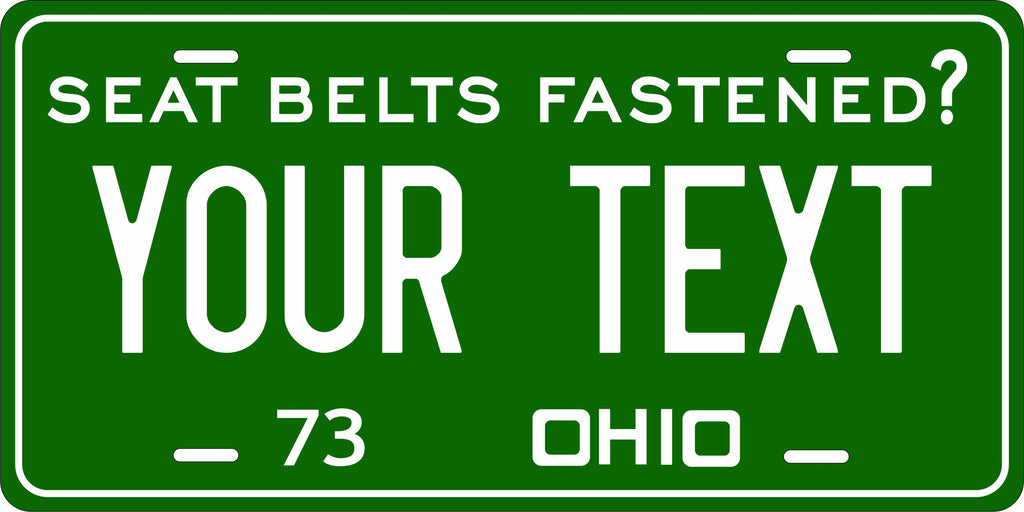 Ohio 1973 License Plate Personalized Novelty Fun Car Bike Motorcycle