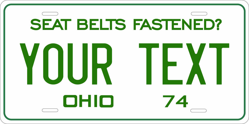 Ohio 1974 License Plate Personalized Novelty Fun Car Bike Motorcycle