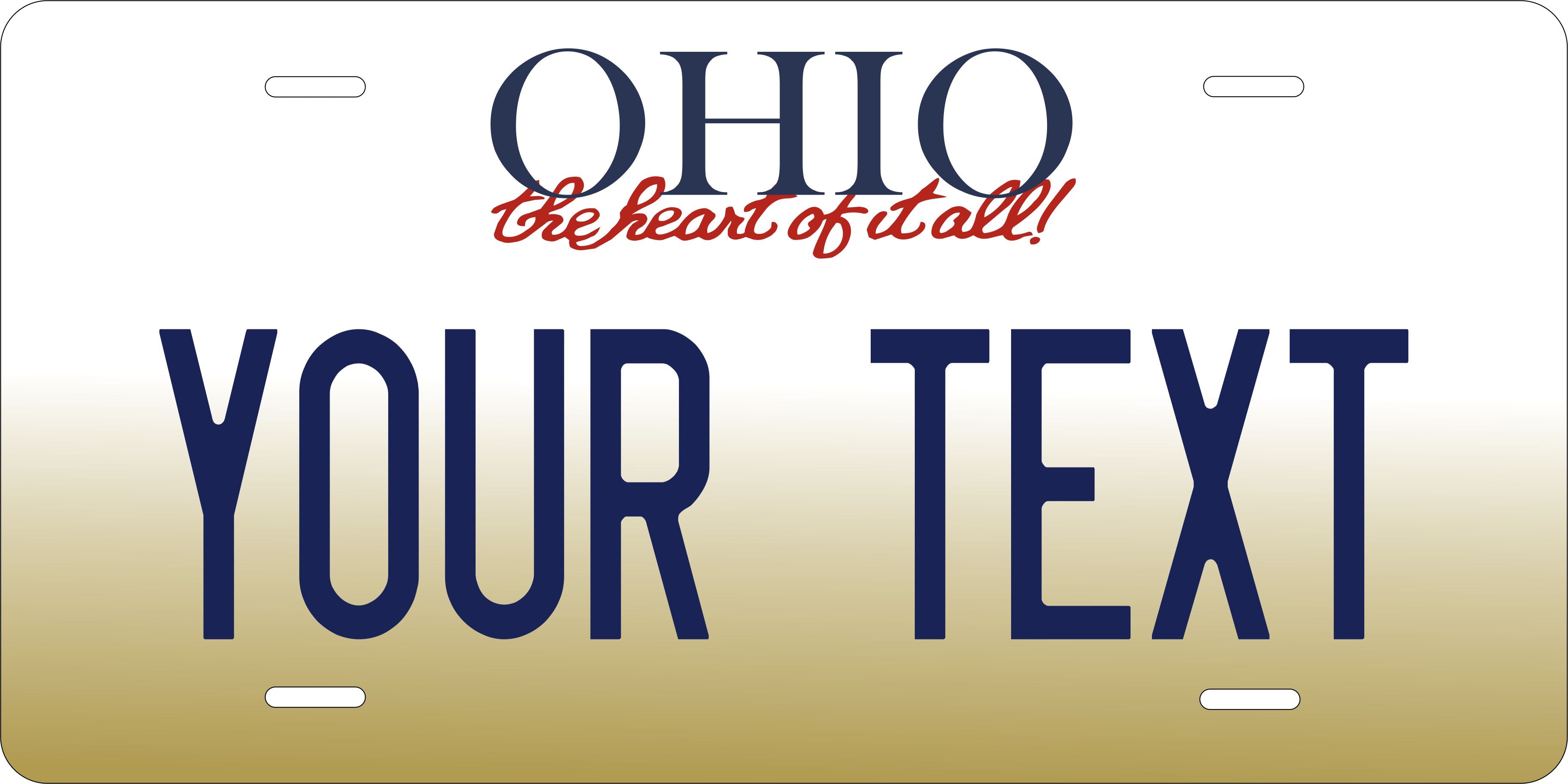 Ohio 1996 License Plate Personalized Novelty Fun Car Bike Motorcycle