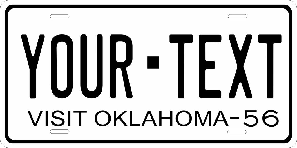 Oklahoma 1956 License Plate Personalized Novelty Fun Car Bike Motorcycle