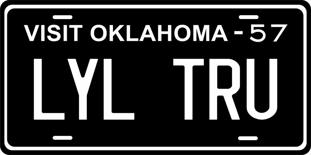 Oklahoma 1957 License Plate Personalized Novelty Fun Car Bike Motorcycle