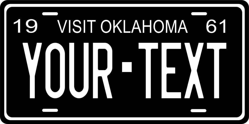 Oklahoma 1961 License Plate Personalized Novelty Fun Car Bike Motorcycle