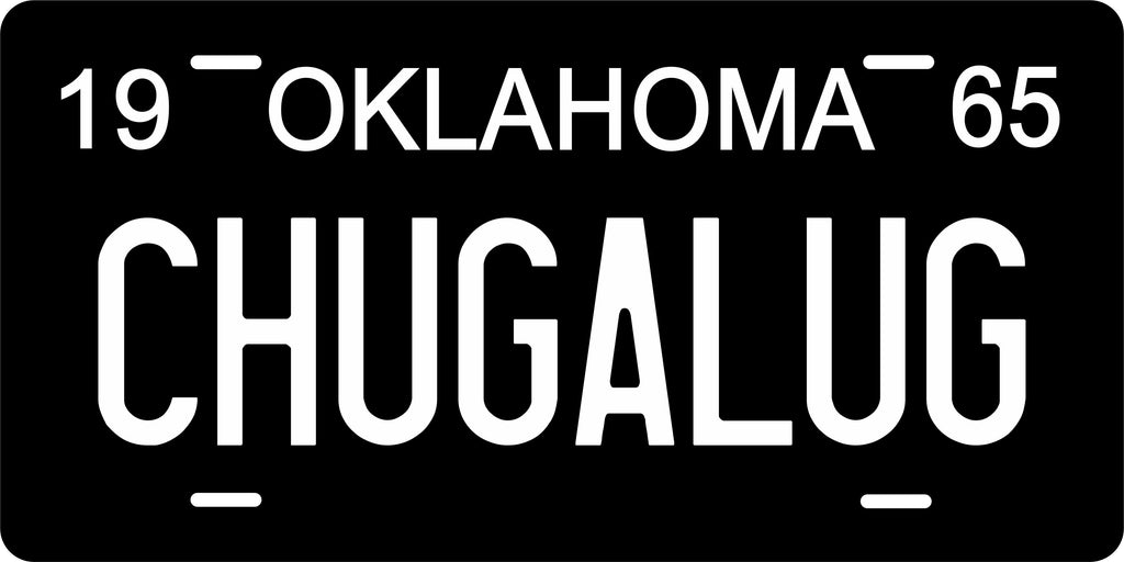 Oklahoma 1965 License Plate Personalized Novelty Fun Car Bike Motorcycle