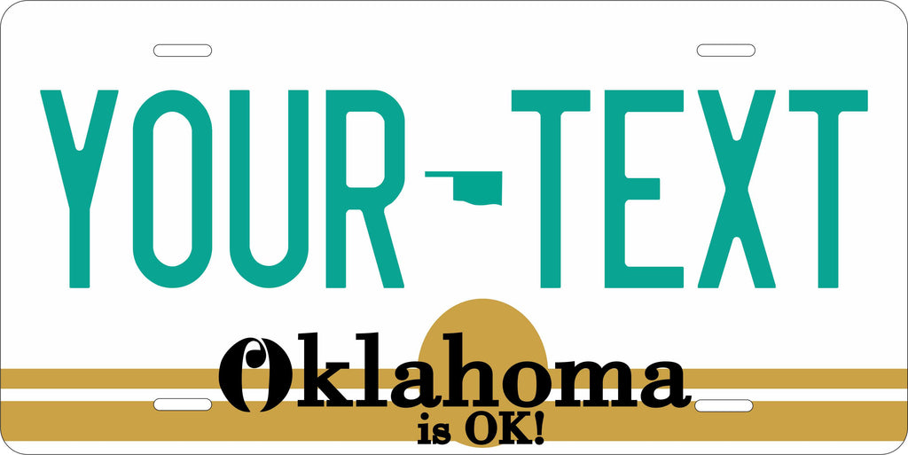 Oklahoma 1982 License Plate Personalized Novelty Fun Car Bike Motorcycle