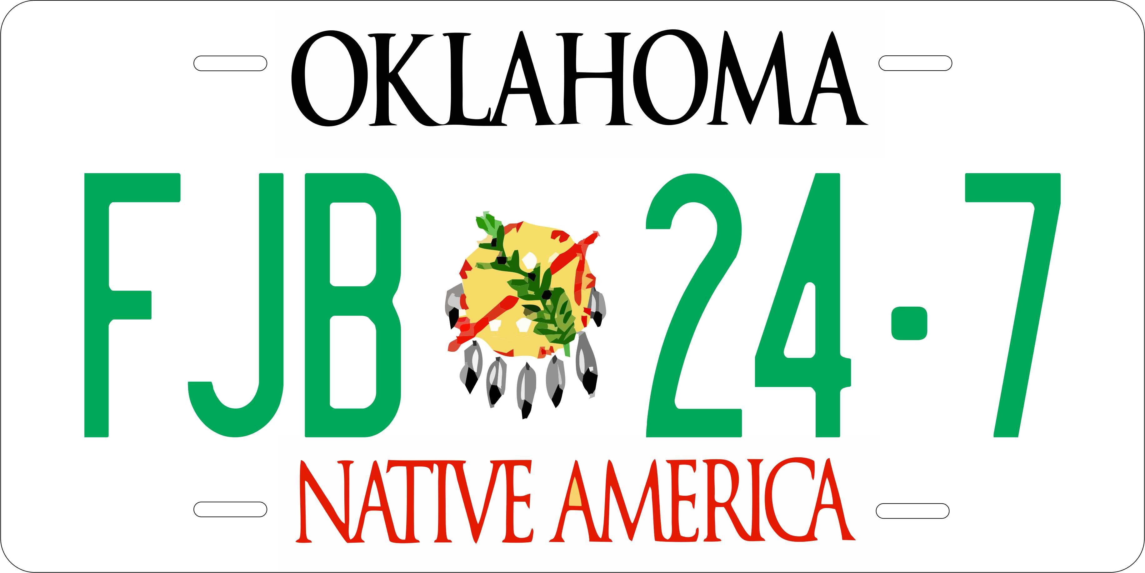 Oklahoma 1995 License Plate Personalized Novelty Fun Car Bike Motorcycle