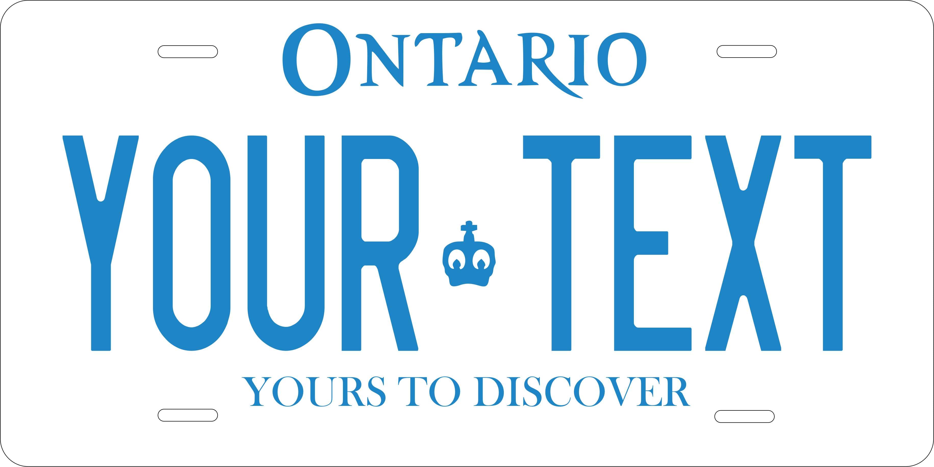 Ontario Canada 1997 License Plate Personalized Novelty Fun Car Bike Motorcycle