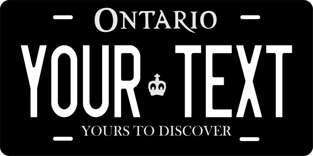 Ontario 1997 Blackout Canada License Plate Personalized Novelty Fun Car Bike Motorcycle
