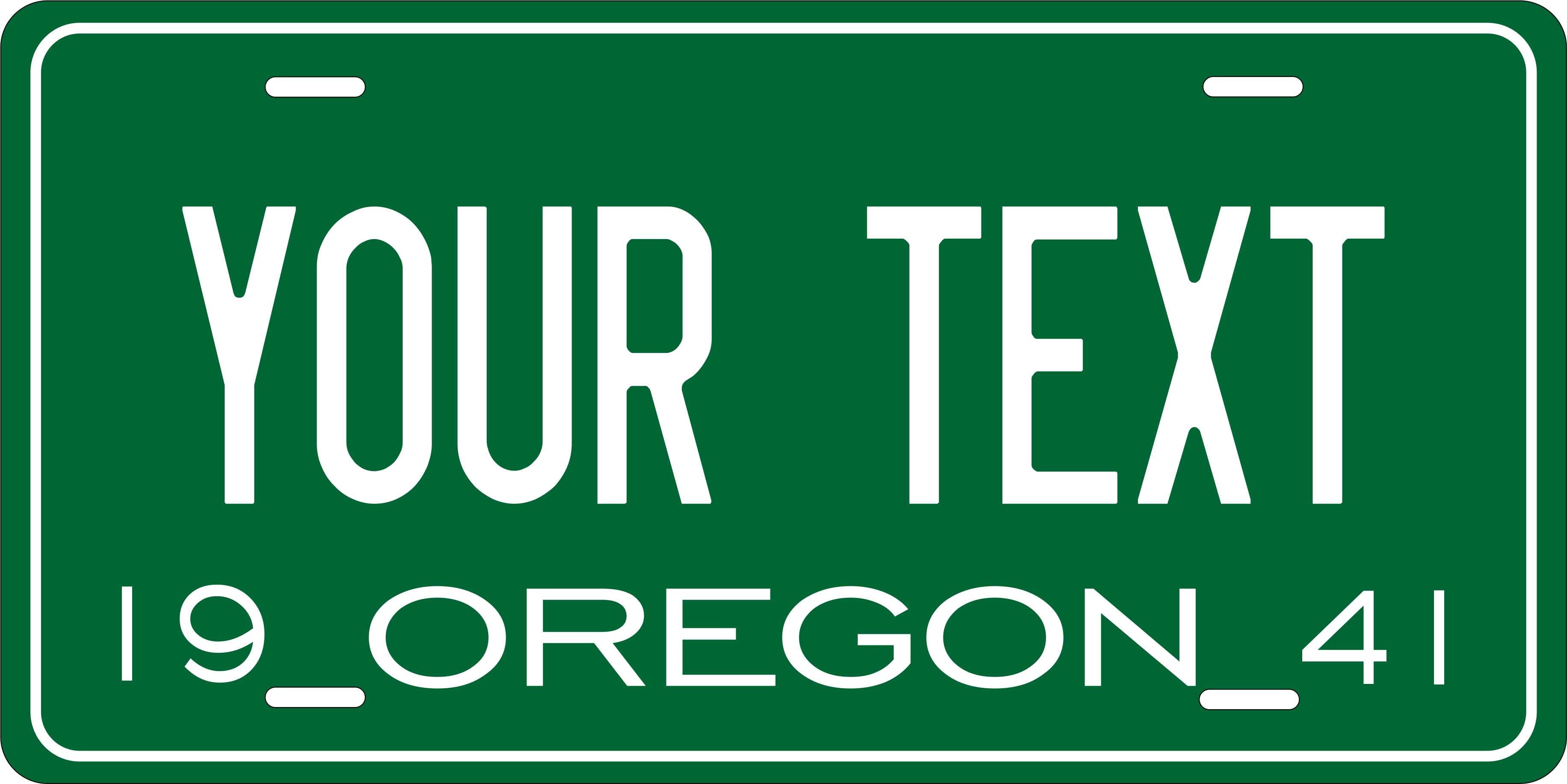 Oregon 1941 License Plate Personalized Novelty Fun Car Bike Motorcycle