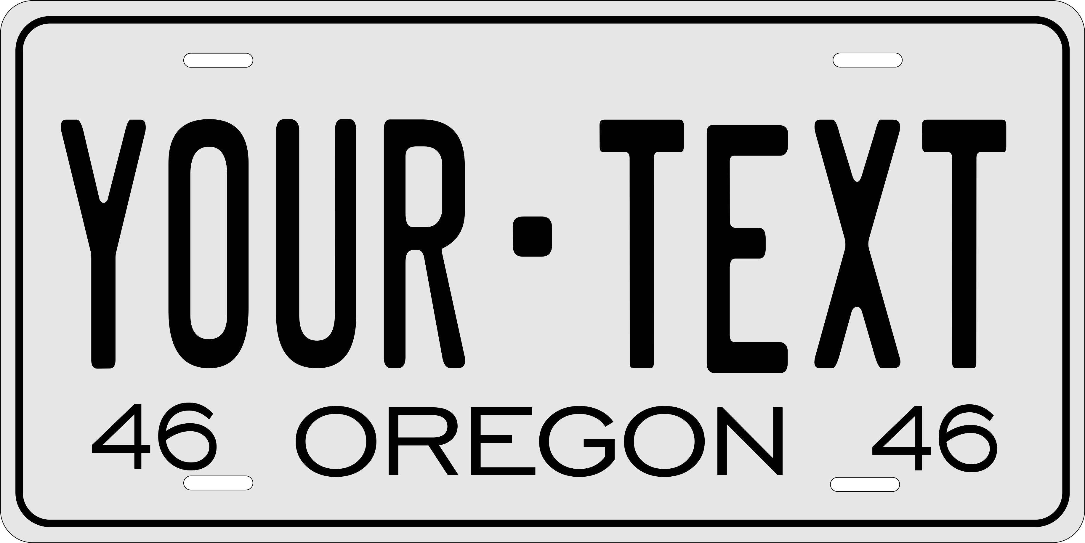 Oregon 1946 License Plate Personalized Novelty Fun Car Bike Motorcycle